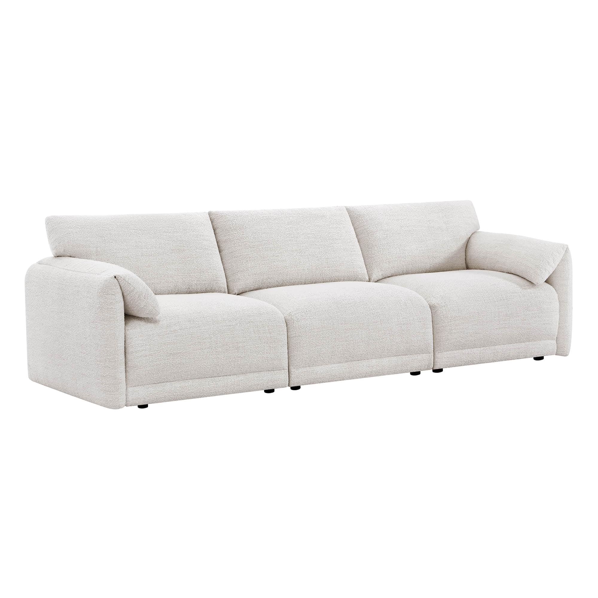 Josie Performance Boucle 3-Piece Modular Sofa (115.7'') - Image 3