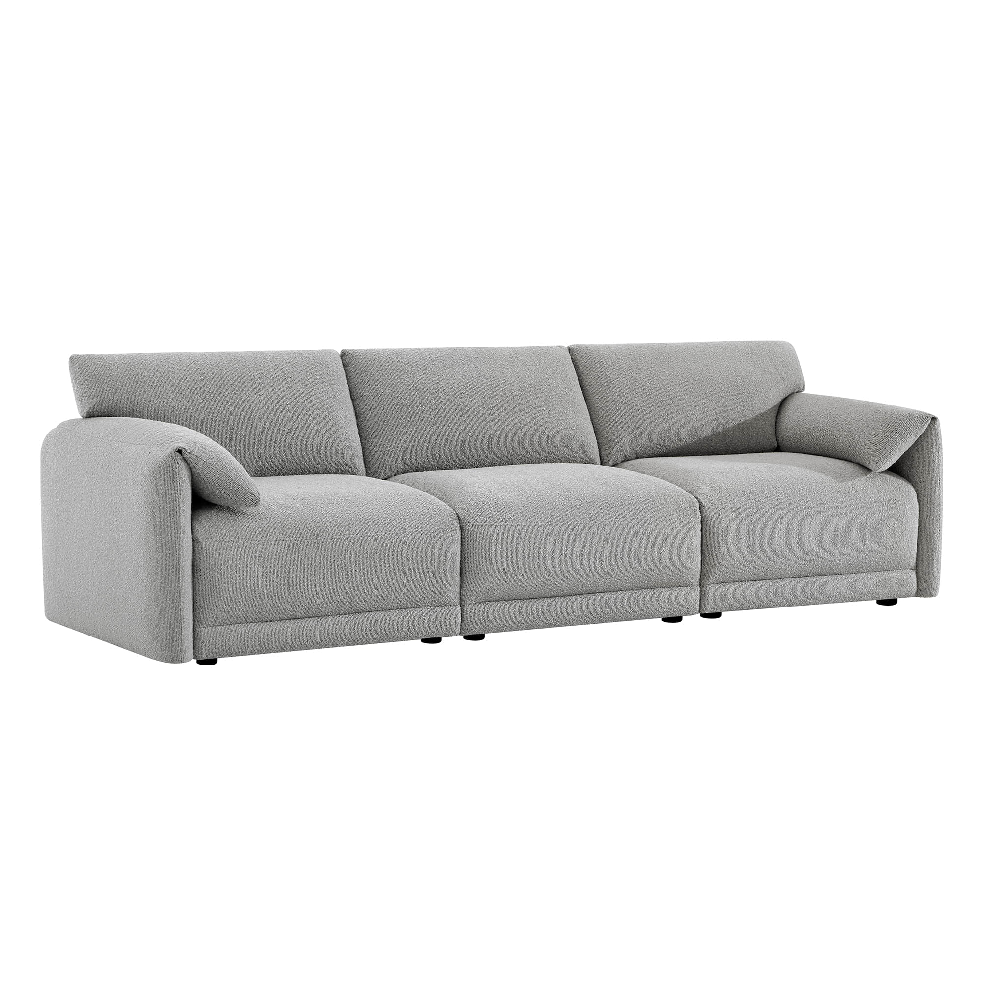 Josie Performance Boucle 3-Piece Modular Sofa (115.7'') - Image 5