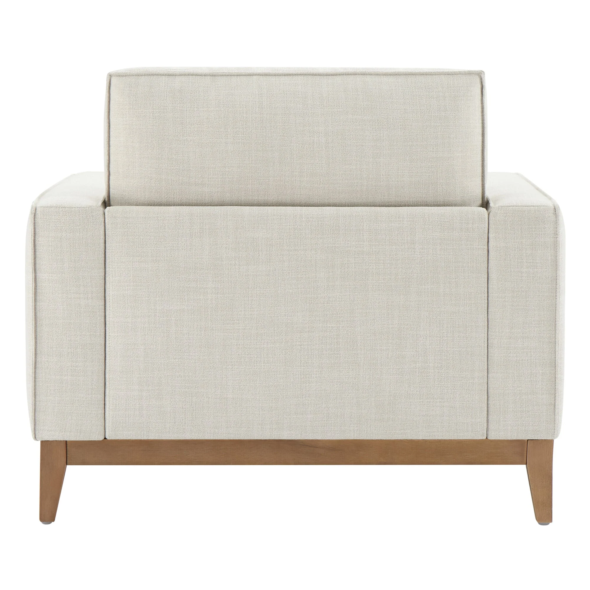 Keaton Performance Fabric Ash Wood Base Armchair (42.5'') - Image 7