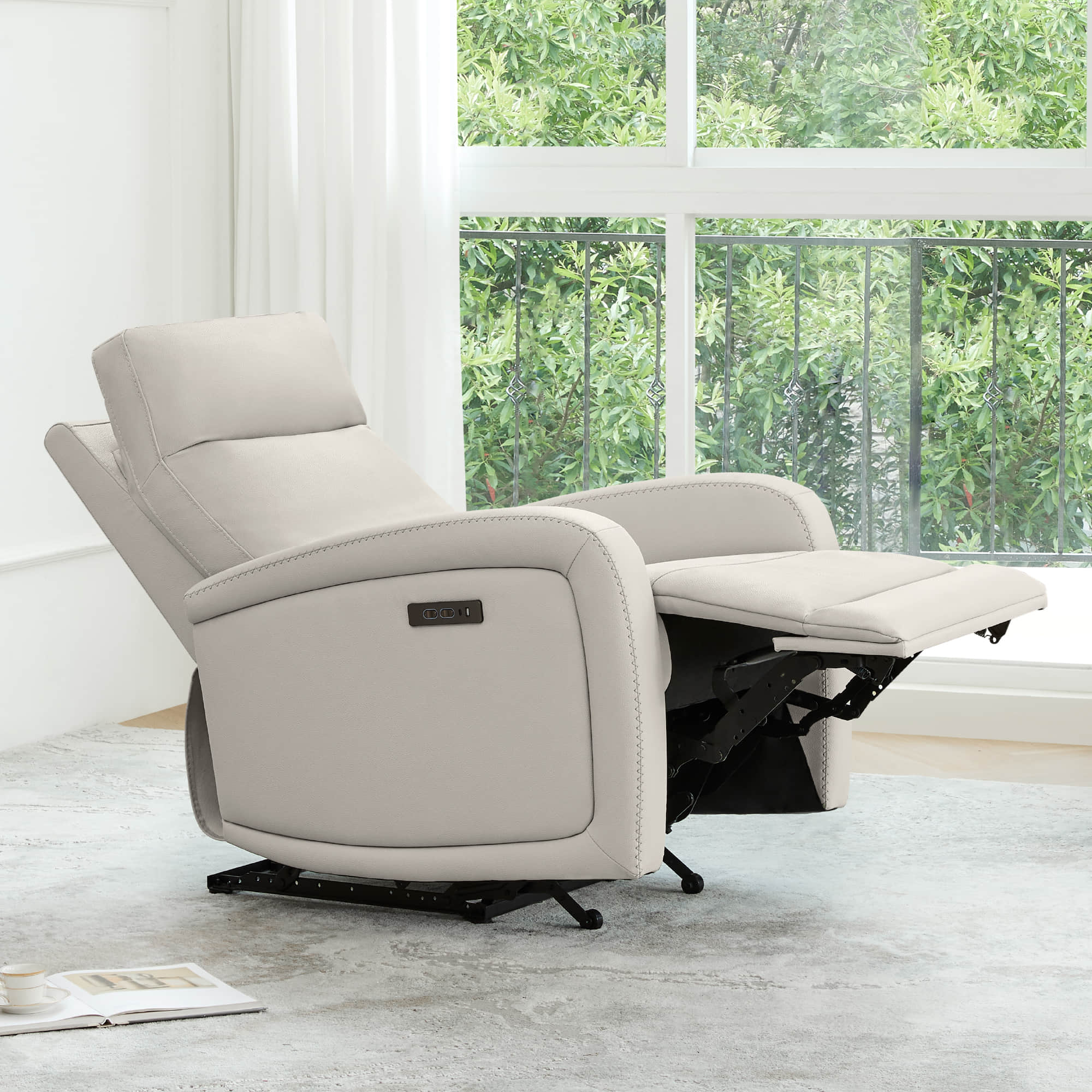 Keni Wall Hugger Power Recliner with Power Headrest - Image 43