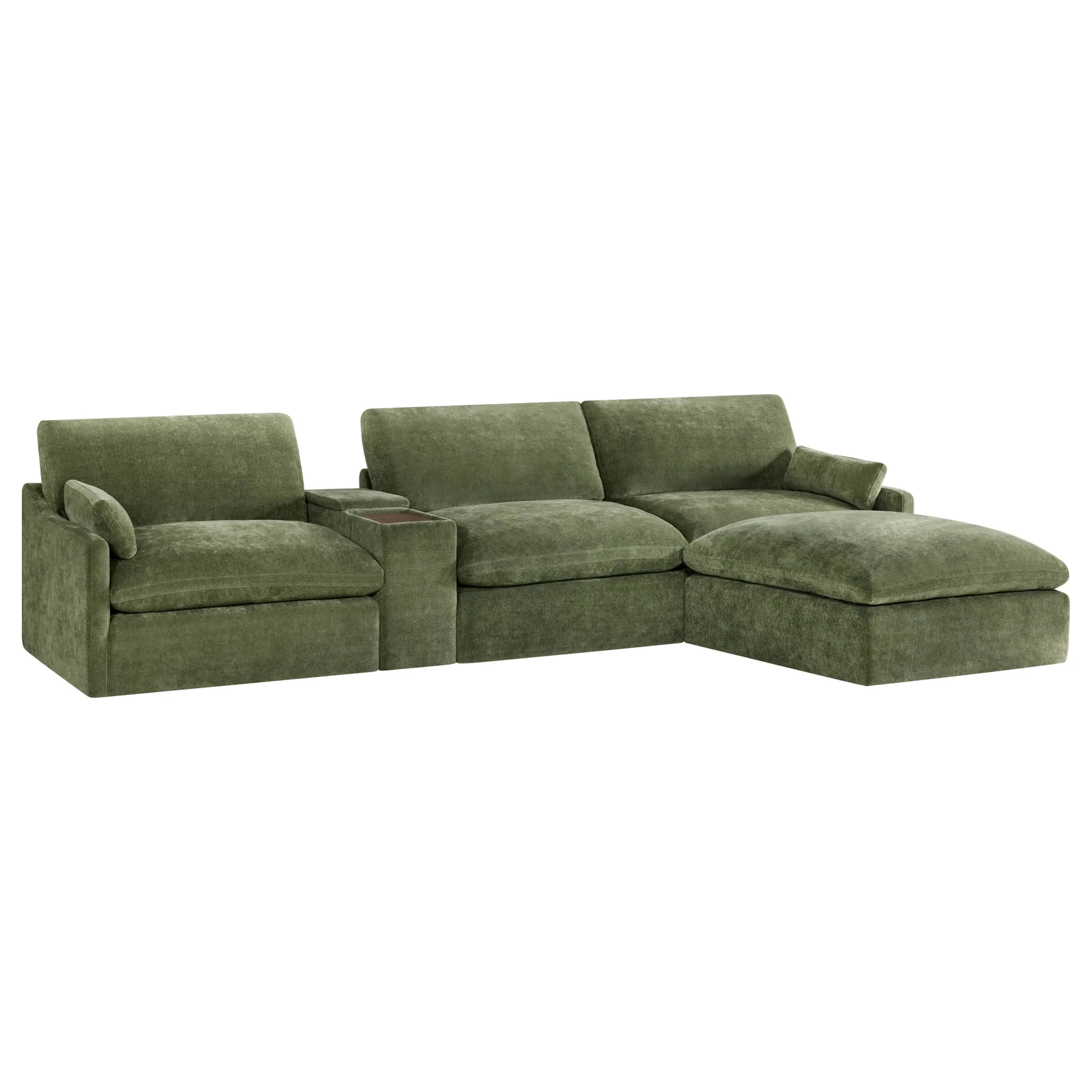 Kenna Modular 4 Seat Sofa-Chaise Sectional - Image 63