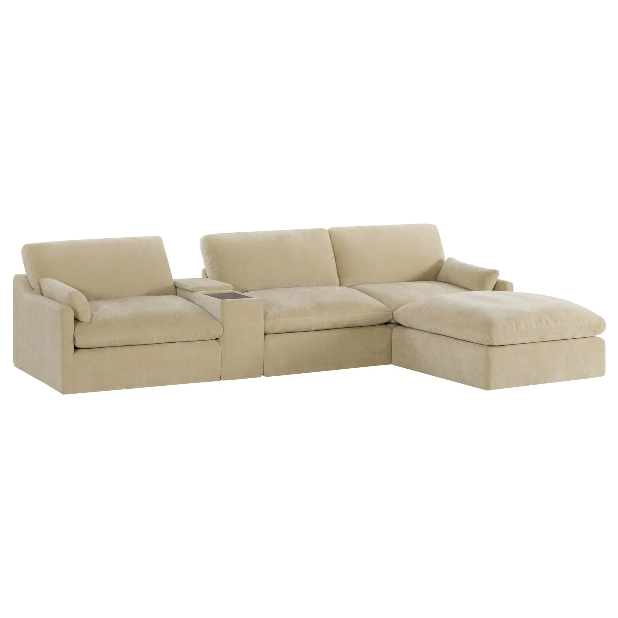Kenna Modular 4 Seat Sofa-Chaise Sectional - Image 73