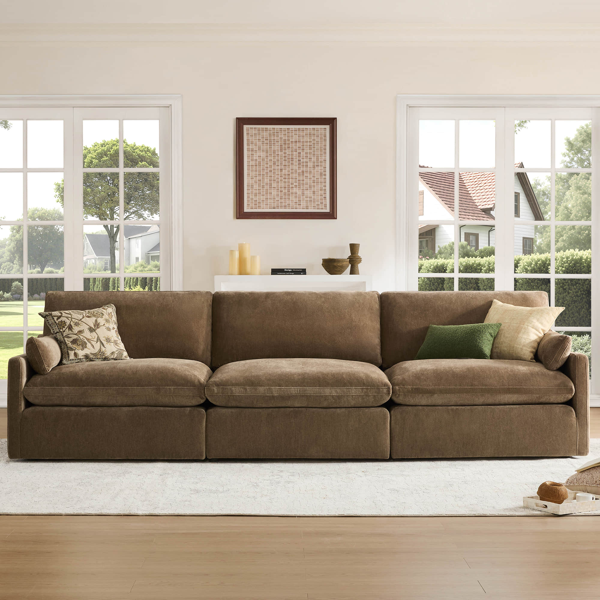 Kenna 6 Seat Modular Sofa Pit Sectional - Image 37