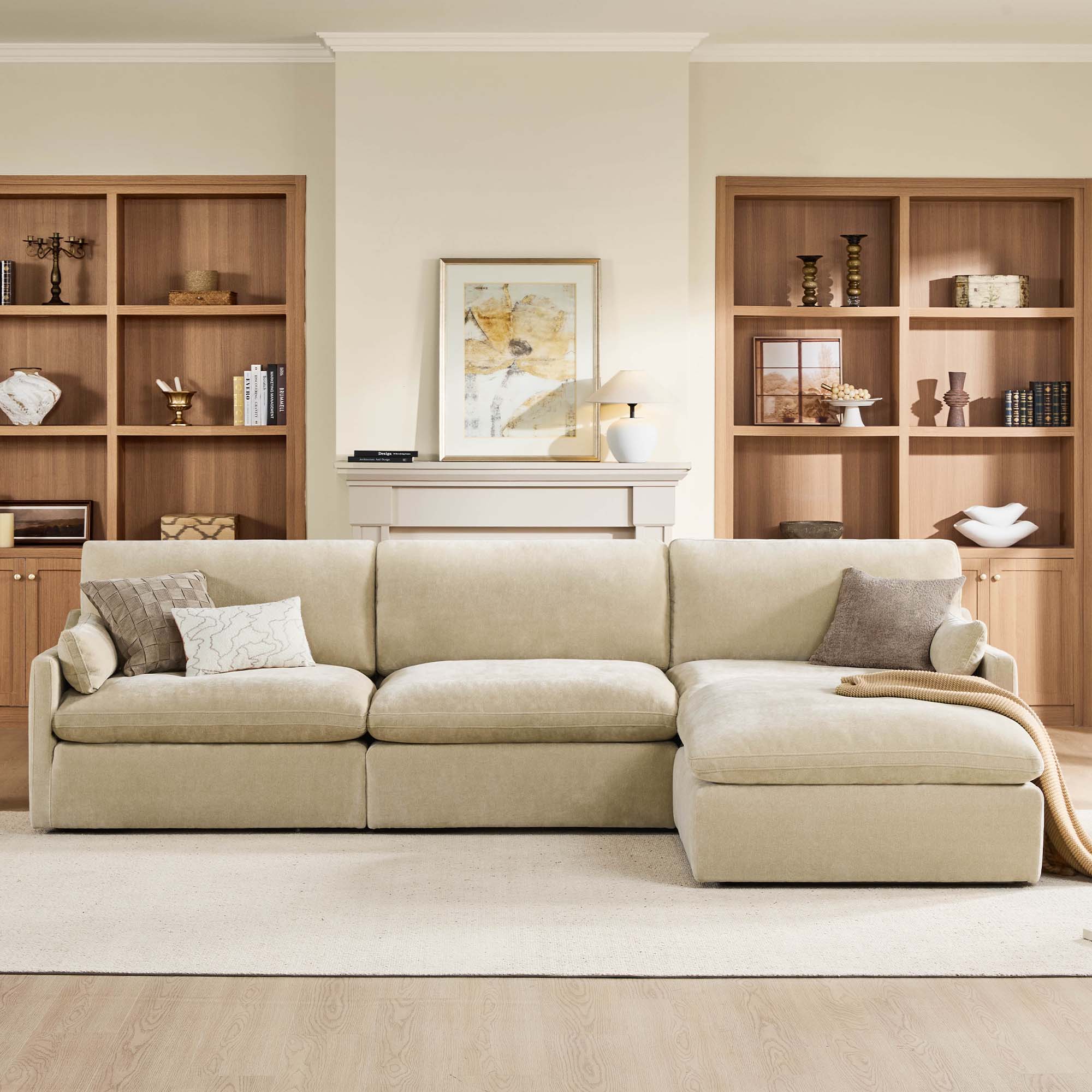 Kenna 6 Seat Modular Sofa Pit Sectional - Image 44