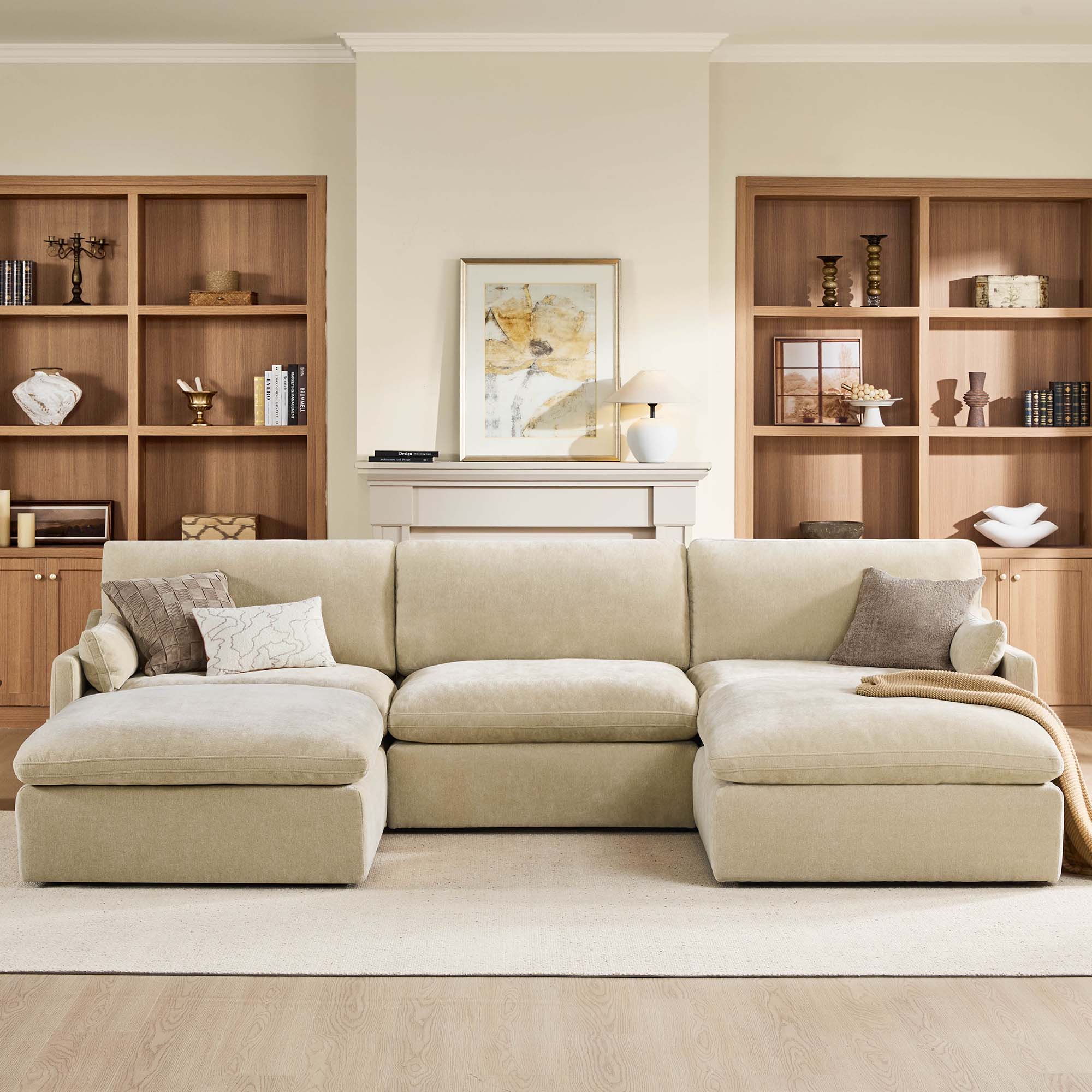 Kenna 6 Seat Modular Sofa Pit Sectional - Image 45