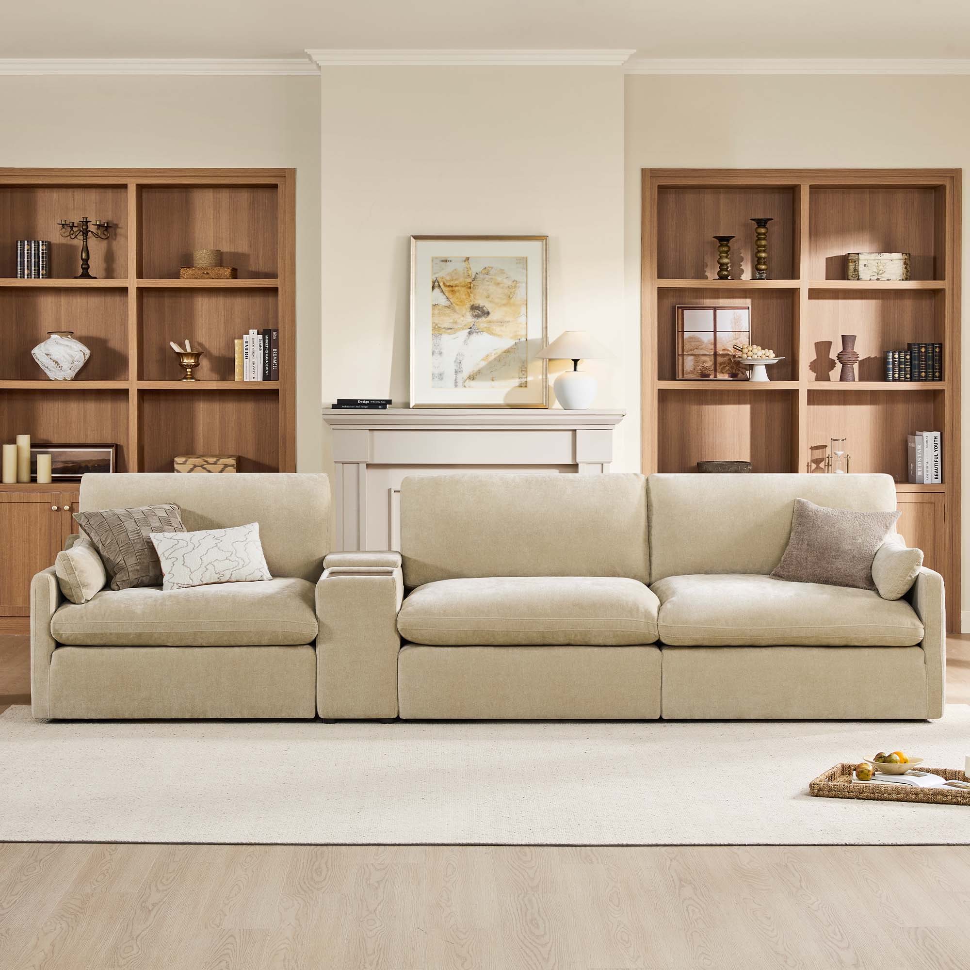 Kenna 6 Seat Modular Sofa Pit Sectional - Image 46