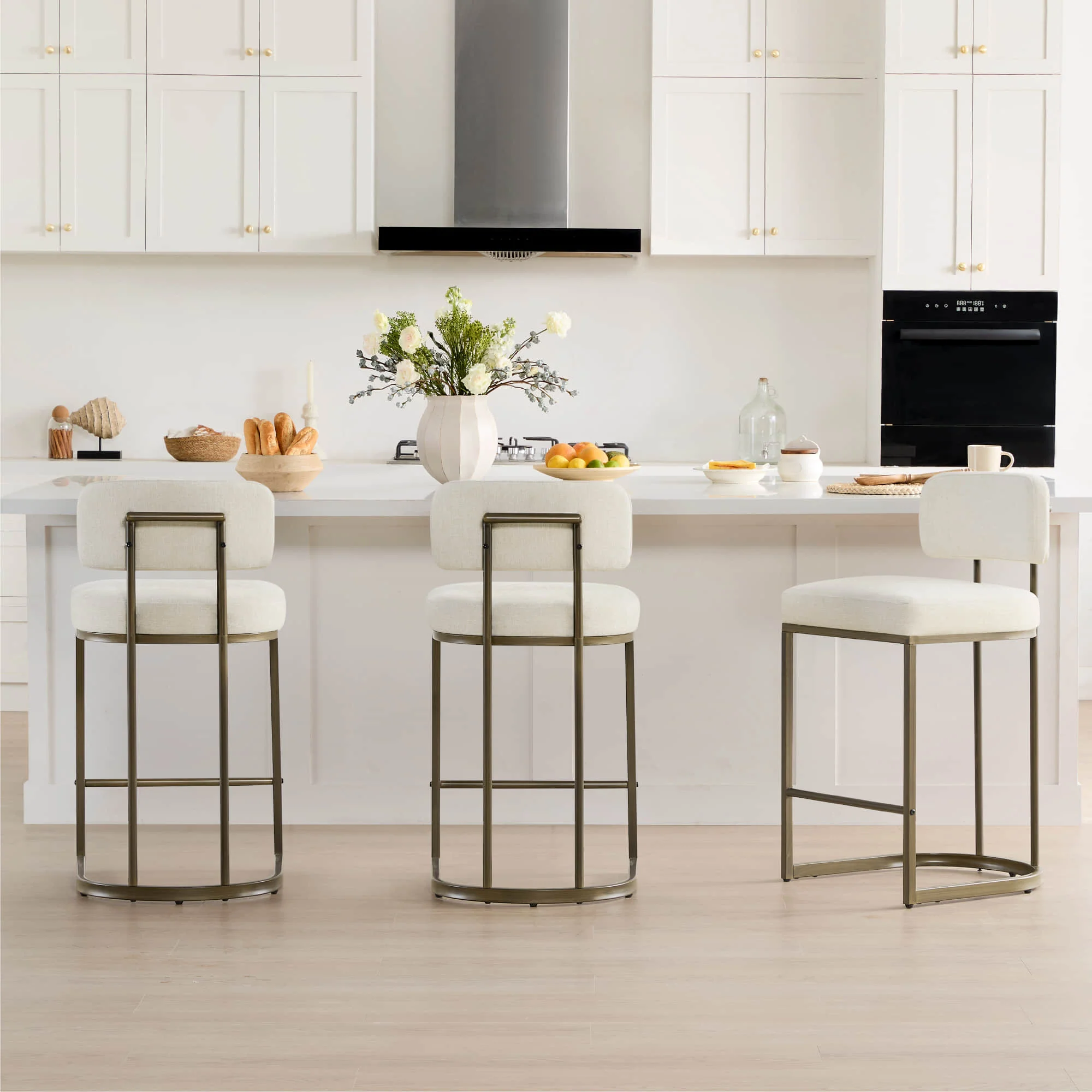 Kenya Modern Upholstered Counter Stool - Image 3