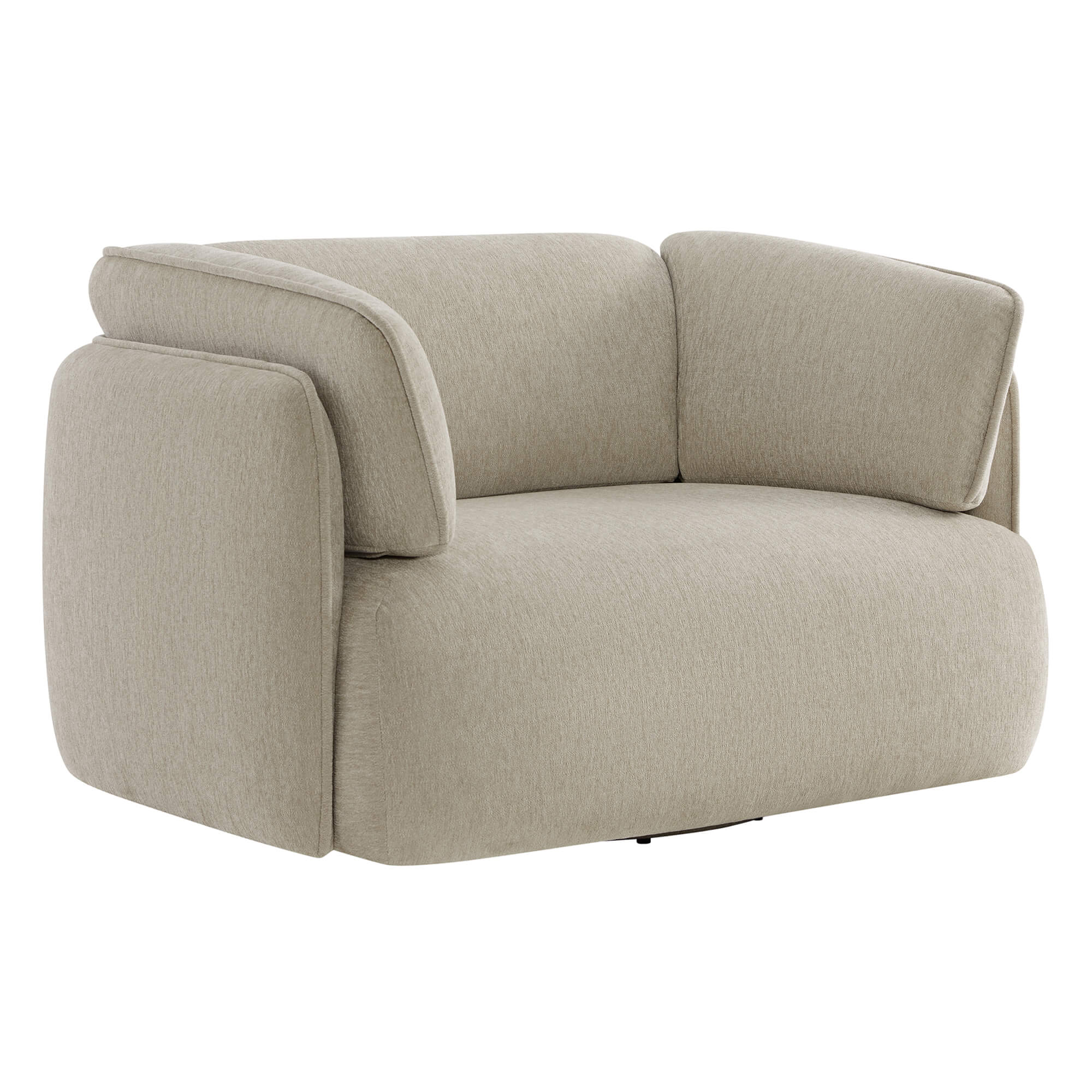 Lauren Feather Filled Swivel Oversized Armchair - Image 8