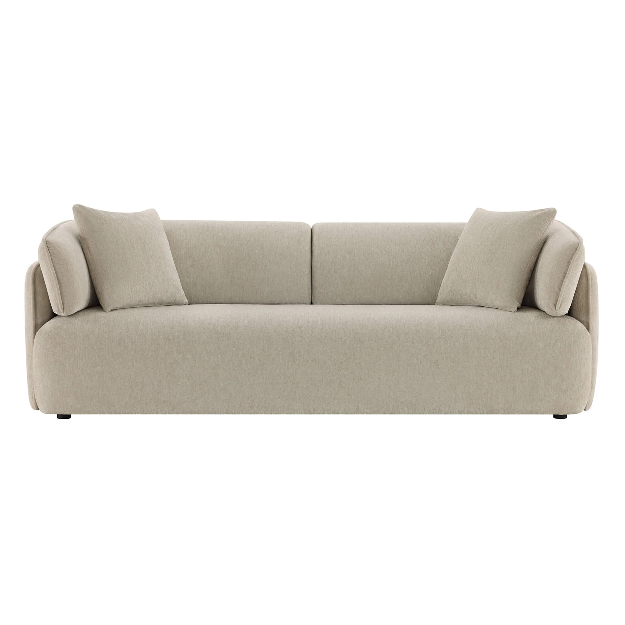 Lauren Modern Wraparound 3-Seater Sofa with Feather Filling - Image 13