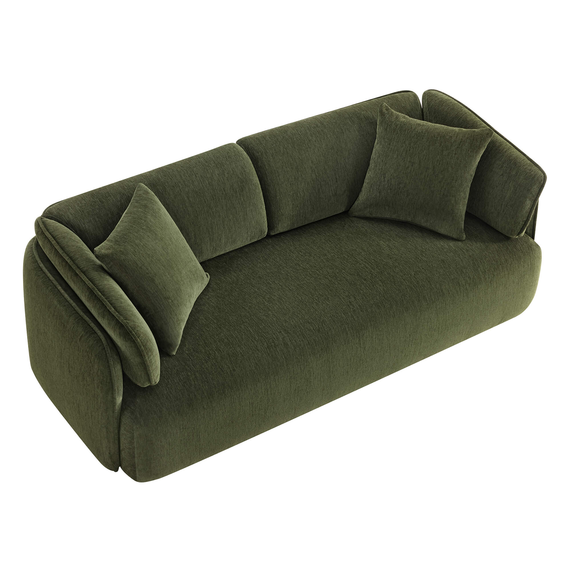 Lauren Modern Wraparound 3-Seater Sofa with Feather Filling - Image 15