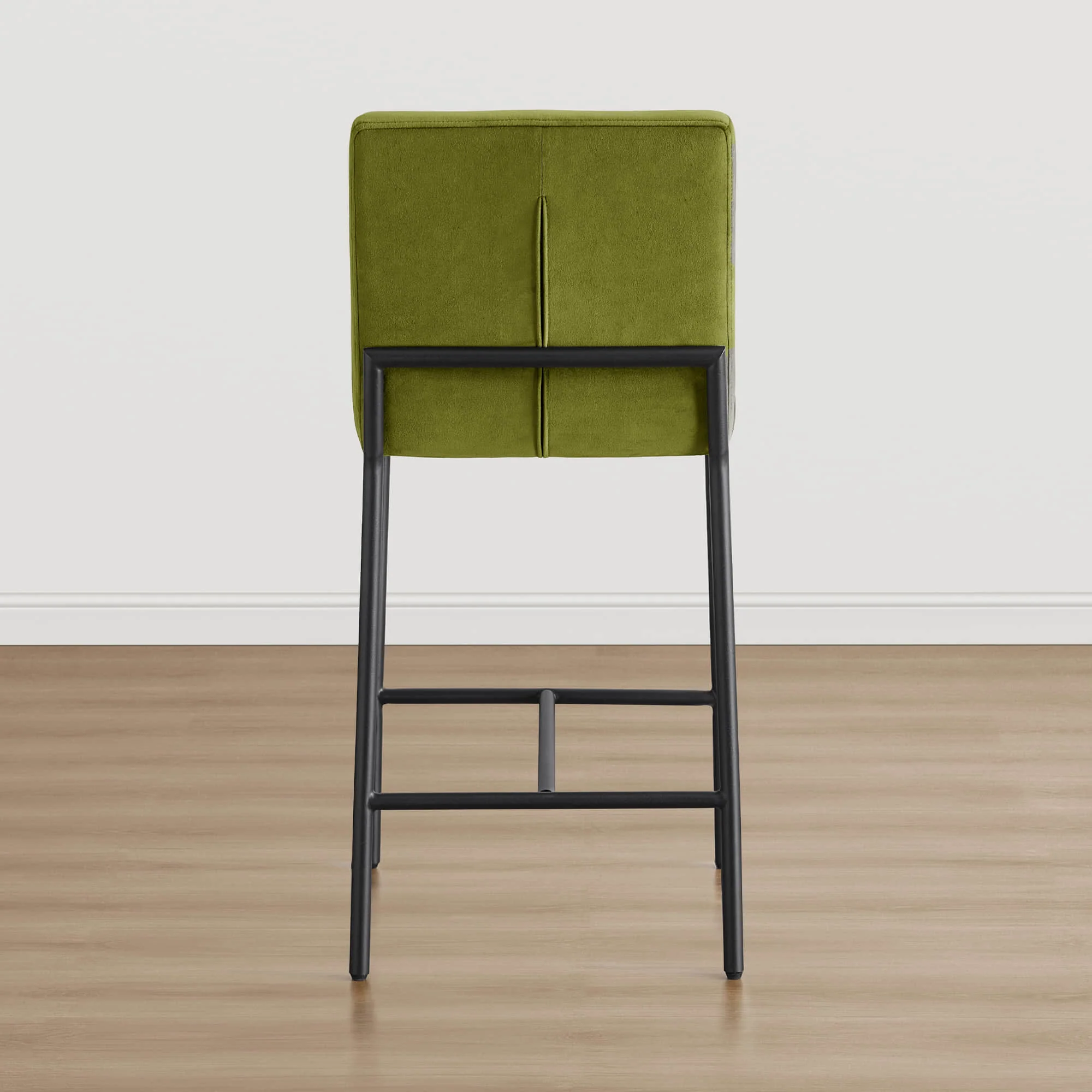 Layla Retro Tufted-design Counter Stool with Metal Base (Set of 2） - Image 28