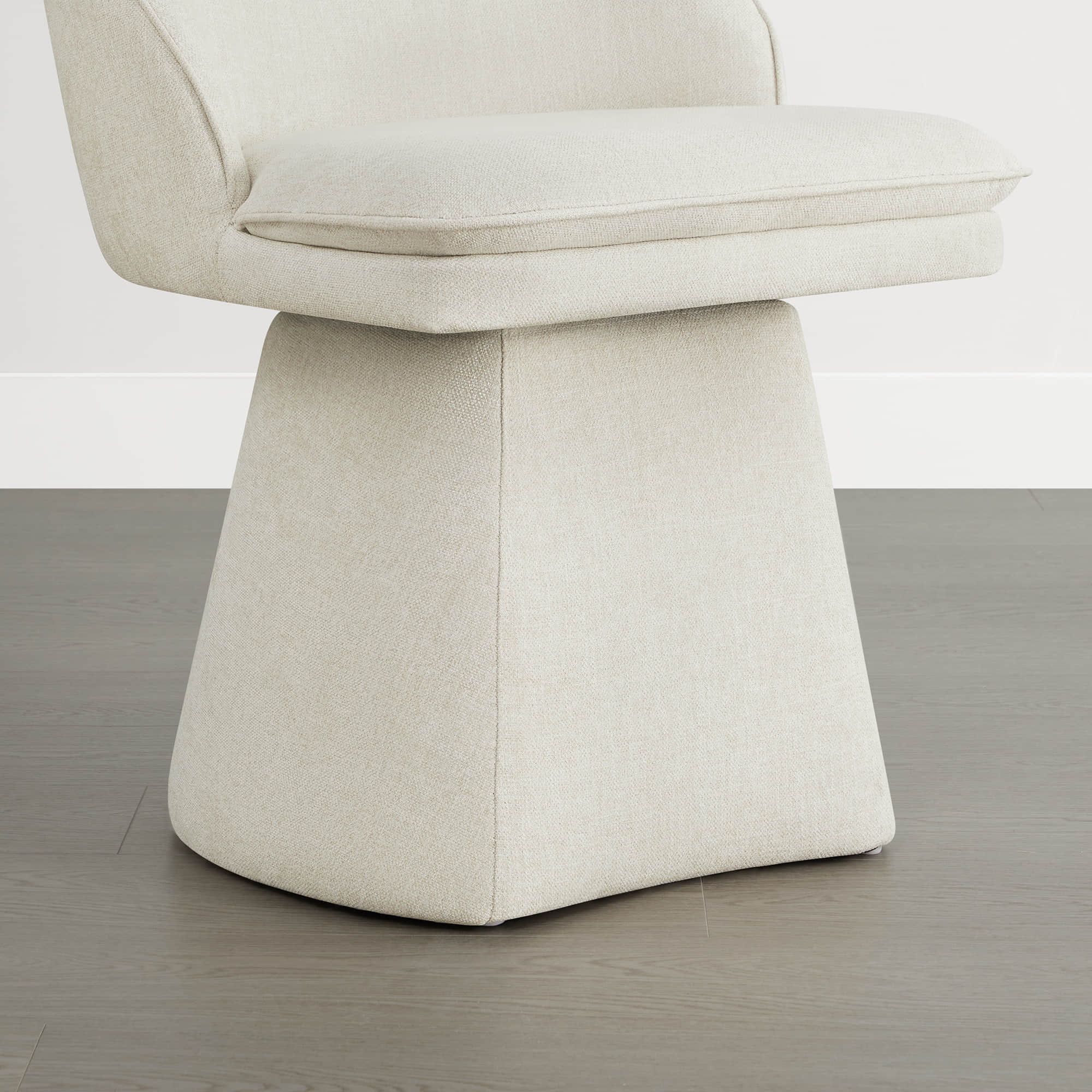 Leda Upholstered Swivel Dining Chair - Image 12