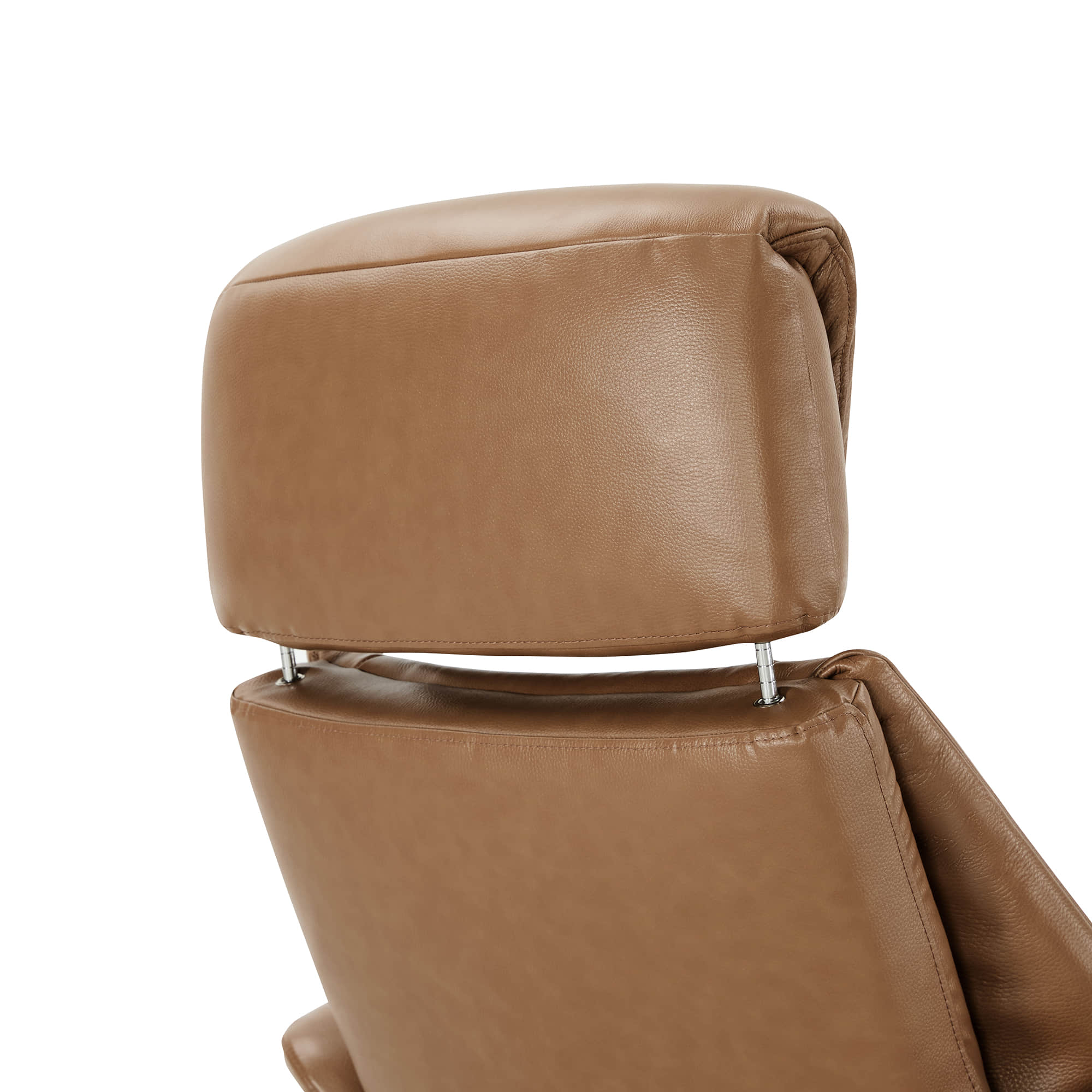 Leslie Genuine Leather Swivel Reclining Chair & Ottoman - Image 49