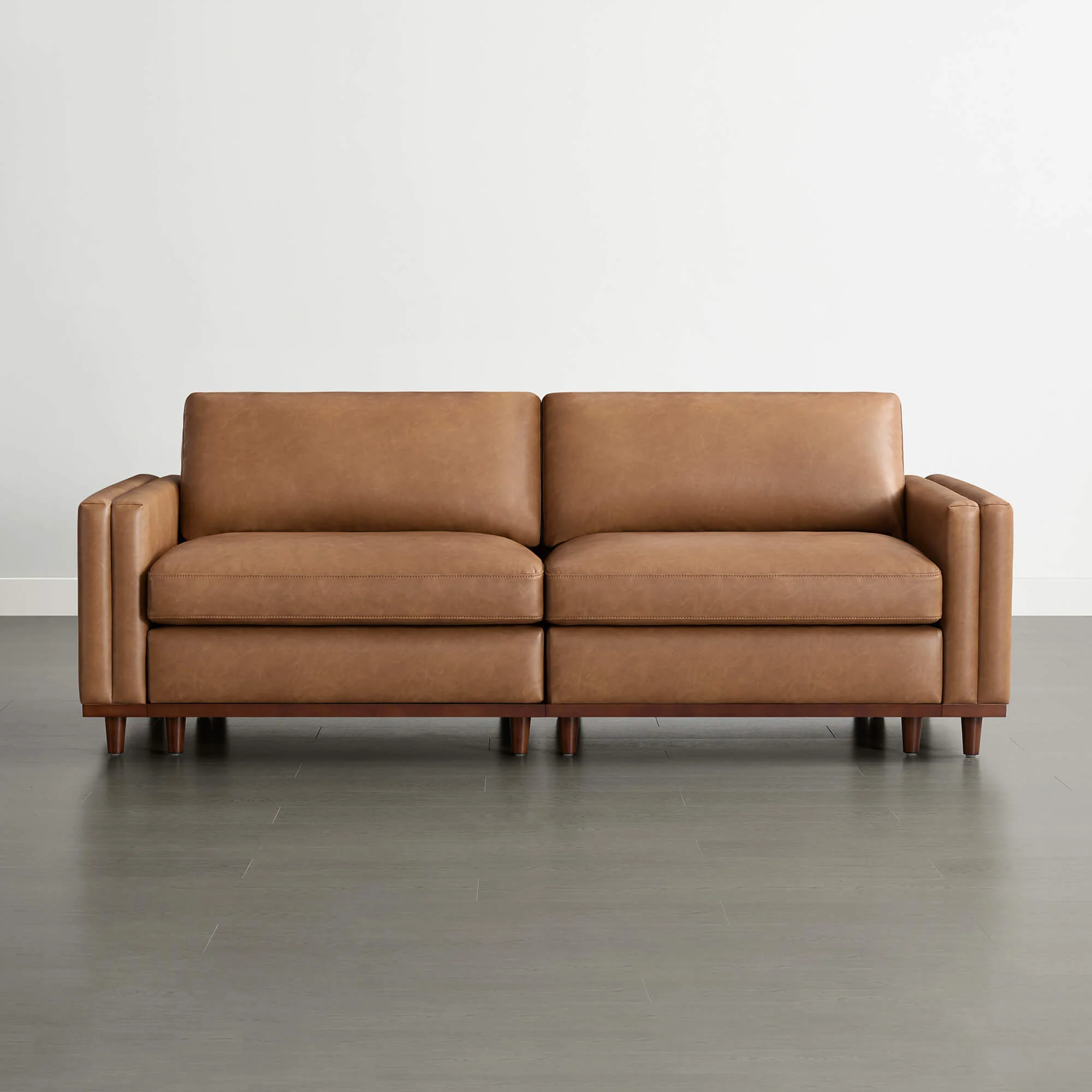Liam 2-Piece Overstuffed Feather Wood Base Sectional Sofa - Image 24