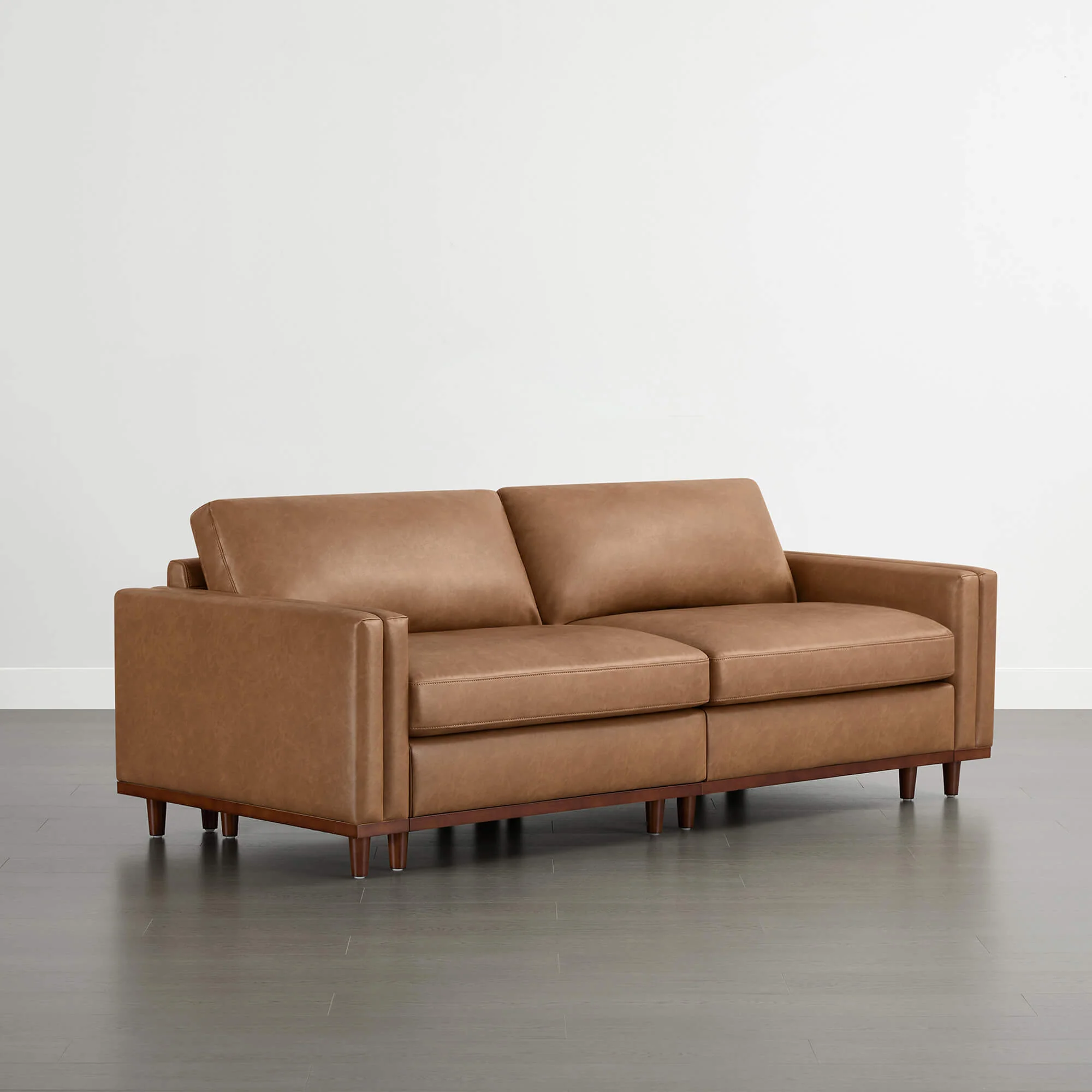 Liam 2-Piece Overstuffed Feather Wood Base Sectional Sofa - Image 25