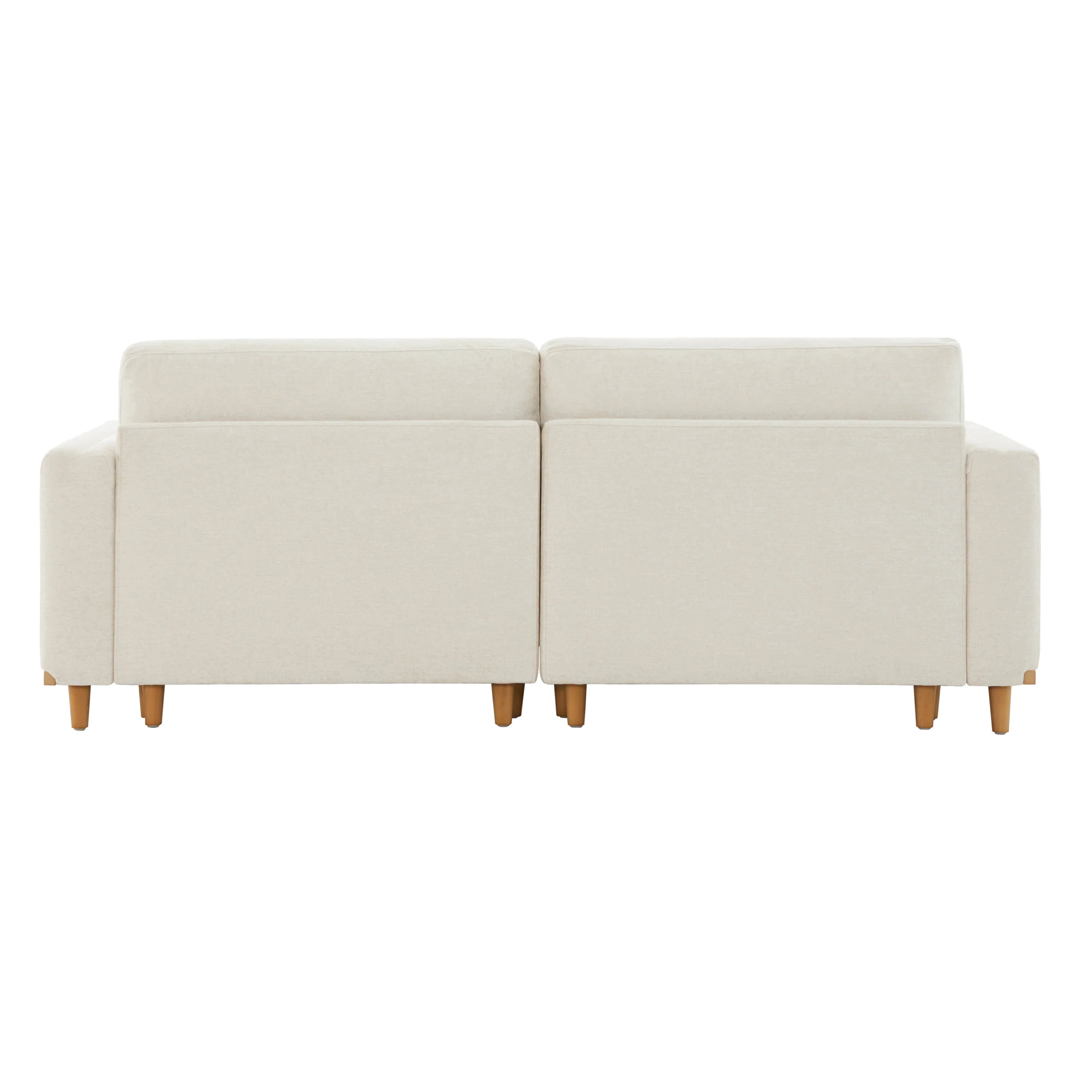 Liam 2-Piece Overstuffed Feather Wood Base Sectional Sofa - Image 8