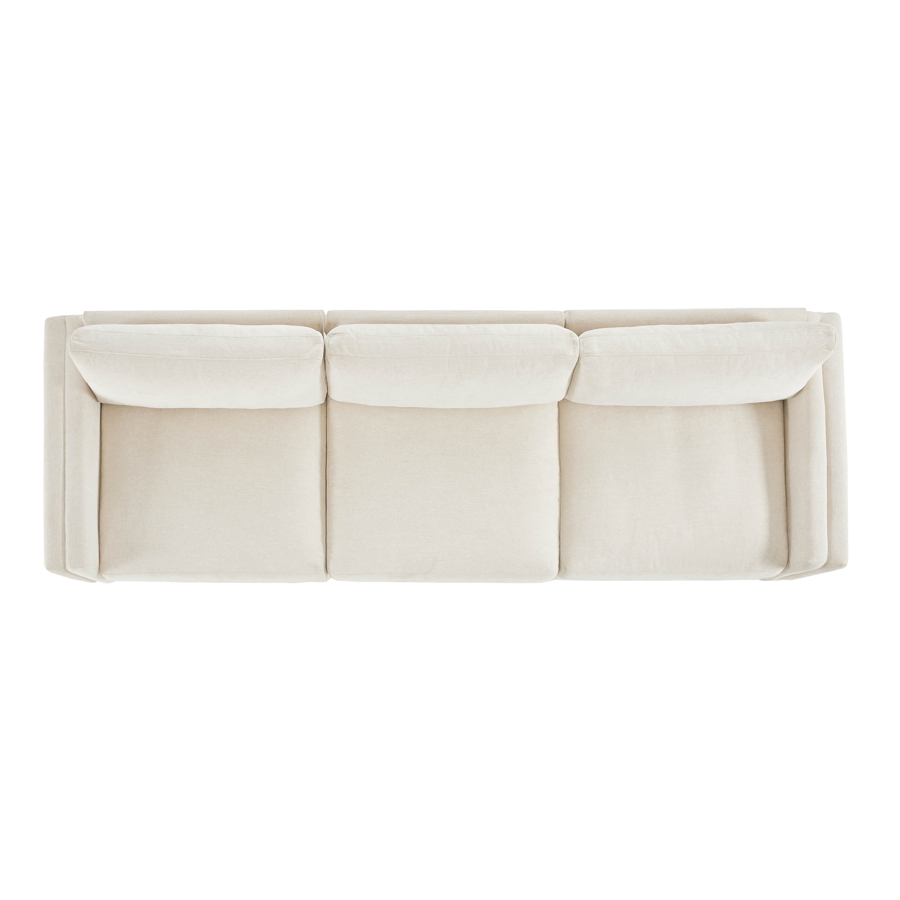 Liam 3-Piece Overstuffed Feather Wood Base Sectional Sofa - Image 12