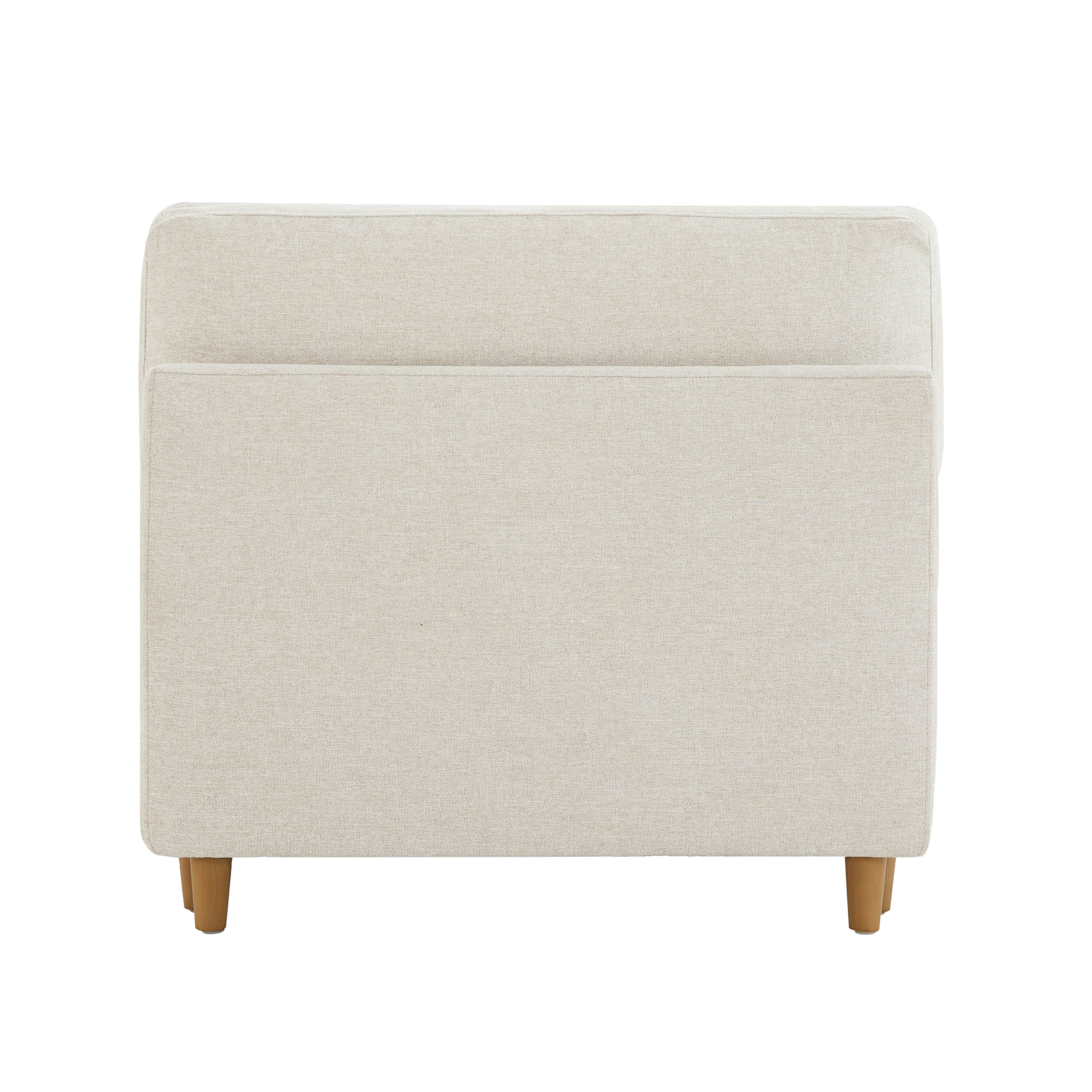 Liam 3-Piece Overstuffed Feather Wood Base Sectional Sofa - Image 21