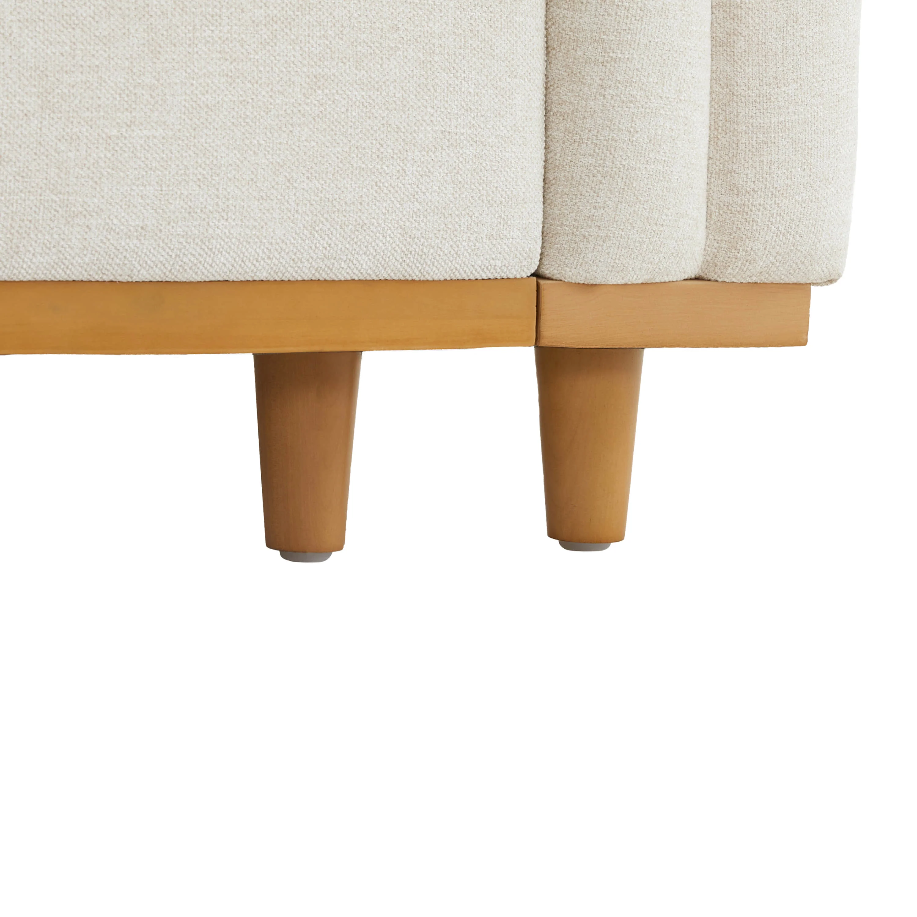 Liam 3-Piece Overstuffed Feather Wood Base Sectional Sofa - Image 26