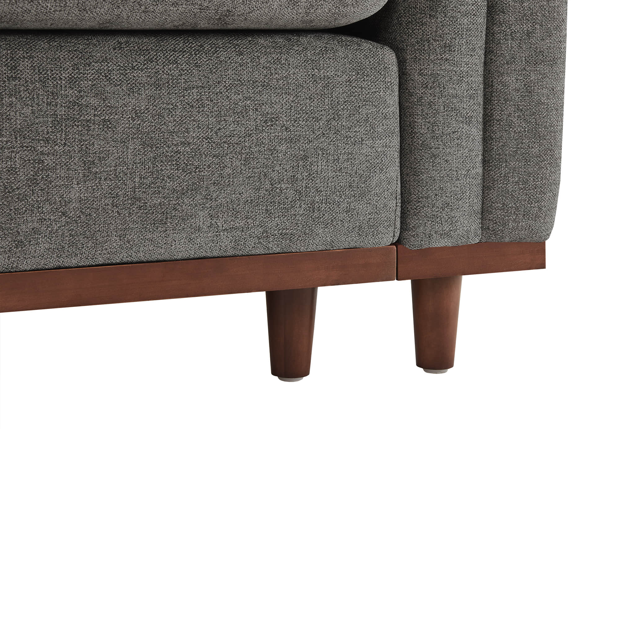 Liam 3-Piece Overstuffed Feather Wood Base Sectional Sofa - Image 51