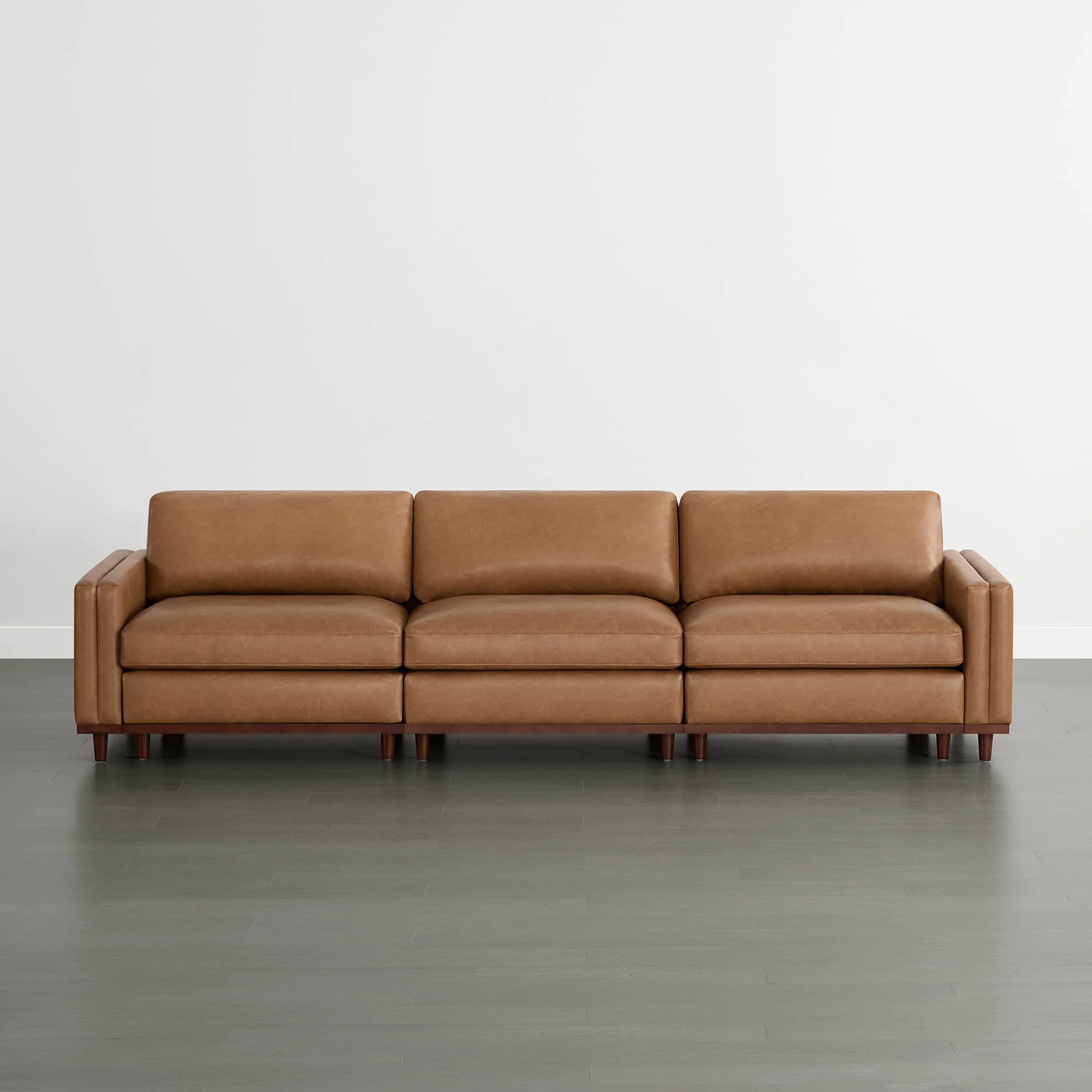 Liam 3-Piece Overstuffed Feather Wood Base Sectional Sofa - Image 57