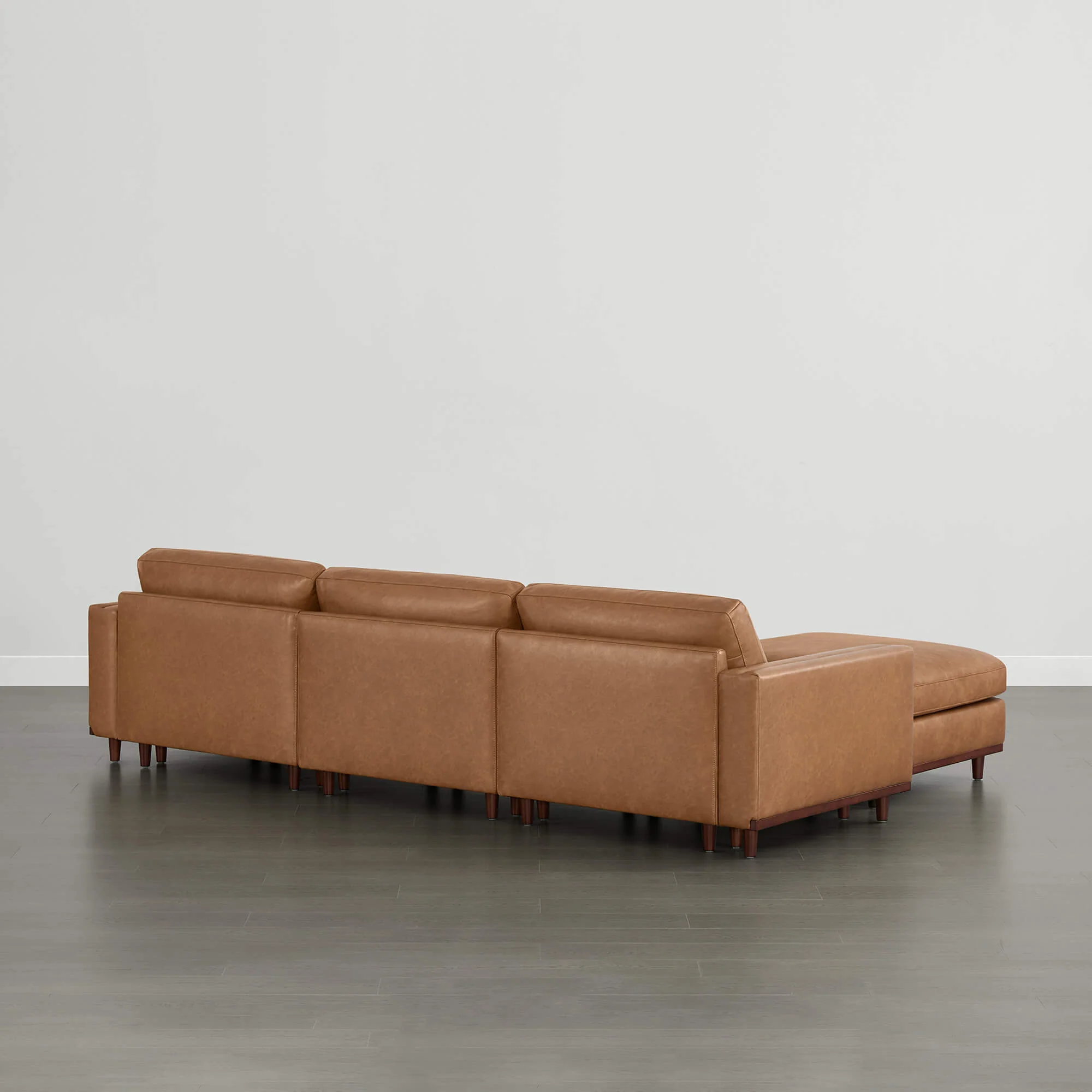 Liam 4-Piece Overstuffed Feather Wood Base Sectional Sofa - Image 78