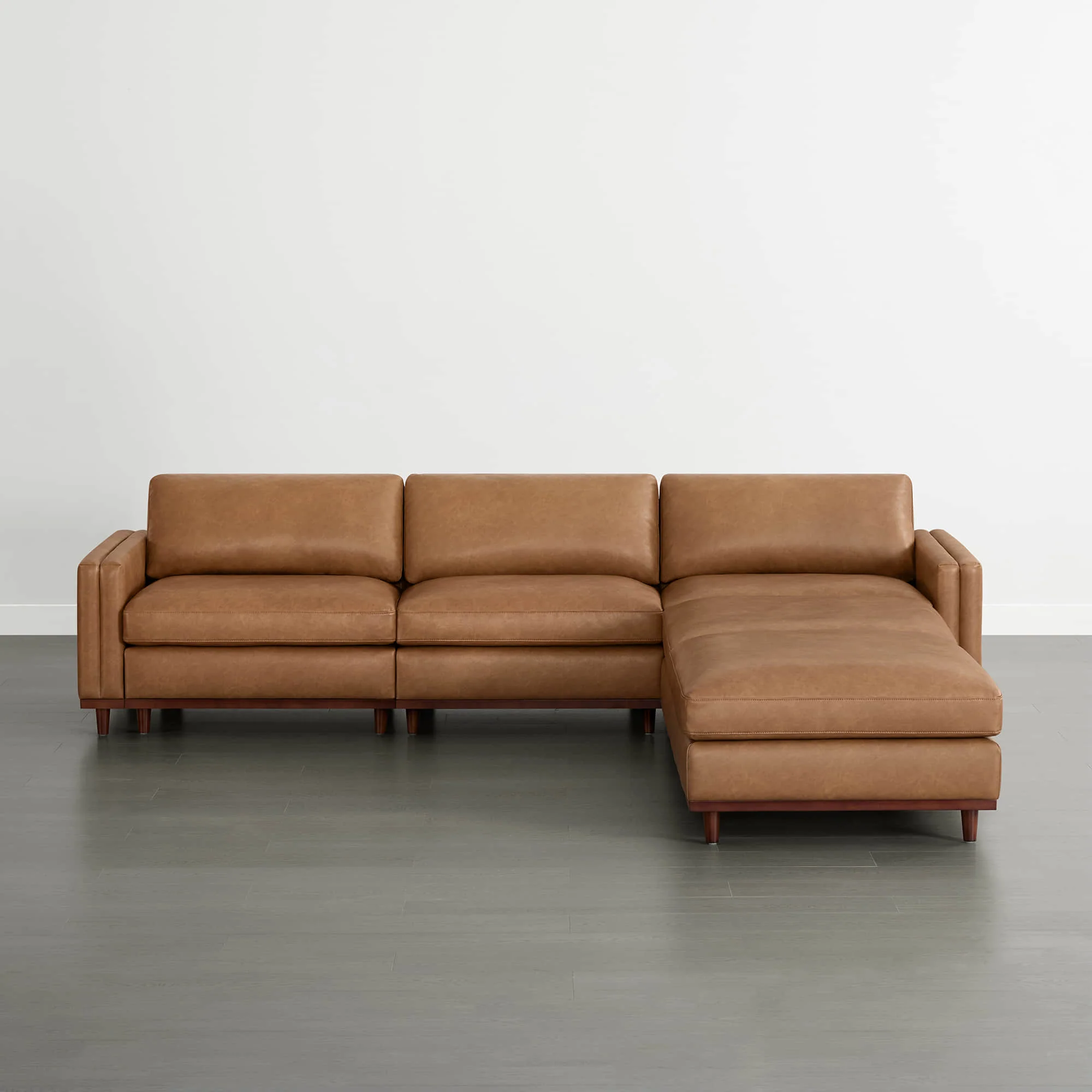 Liam 5-Piece Overstuffed Feather Wood Base Sectional Sofa - Image 72