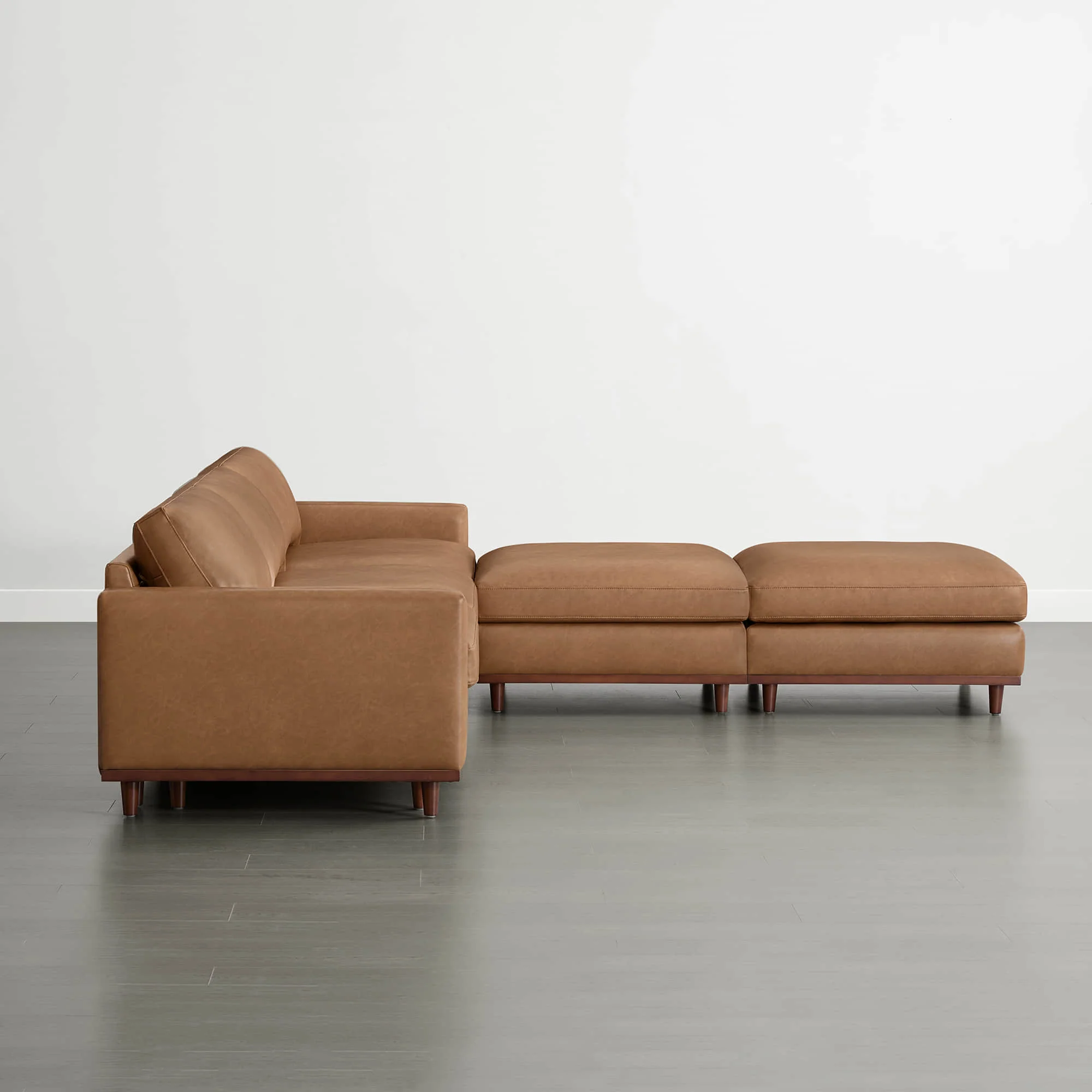 Liam 5-Piece Overstuffed Feather Wood Base Sectional Sofa - Image 74
