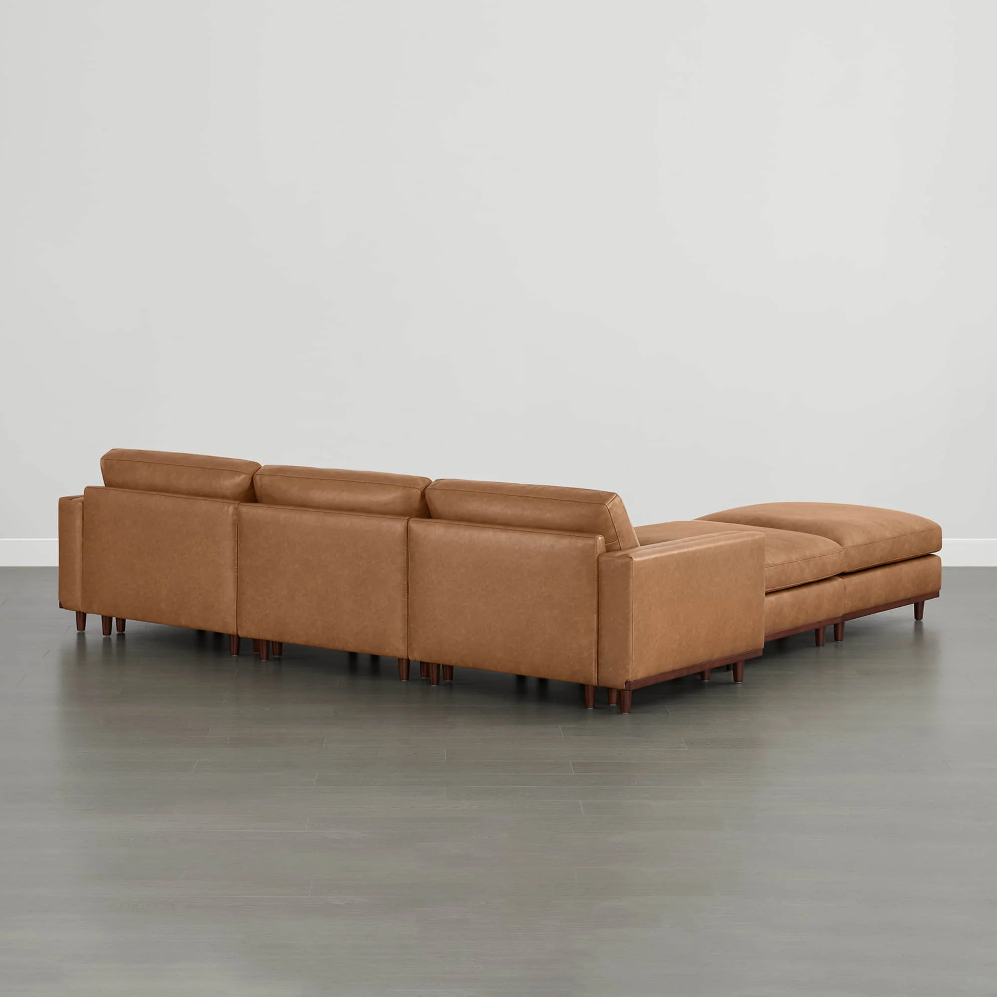 Liam 5-Piece Overstuffed Feather Wood Base Sectional Sofa - Image 75