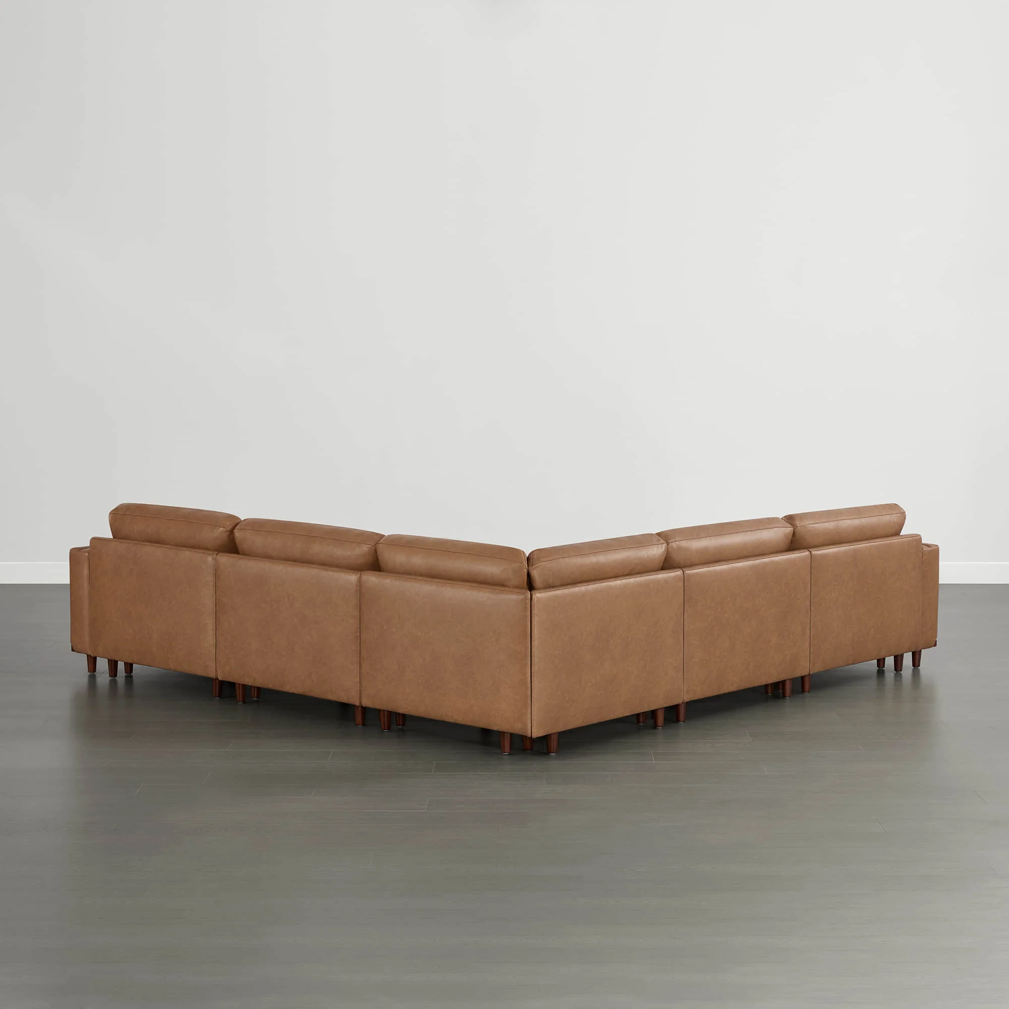 Liam 5-Piece Overstuffed Feather Wood Base Sectional Sofa - Image 79