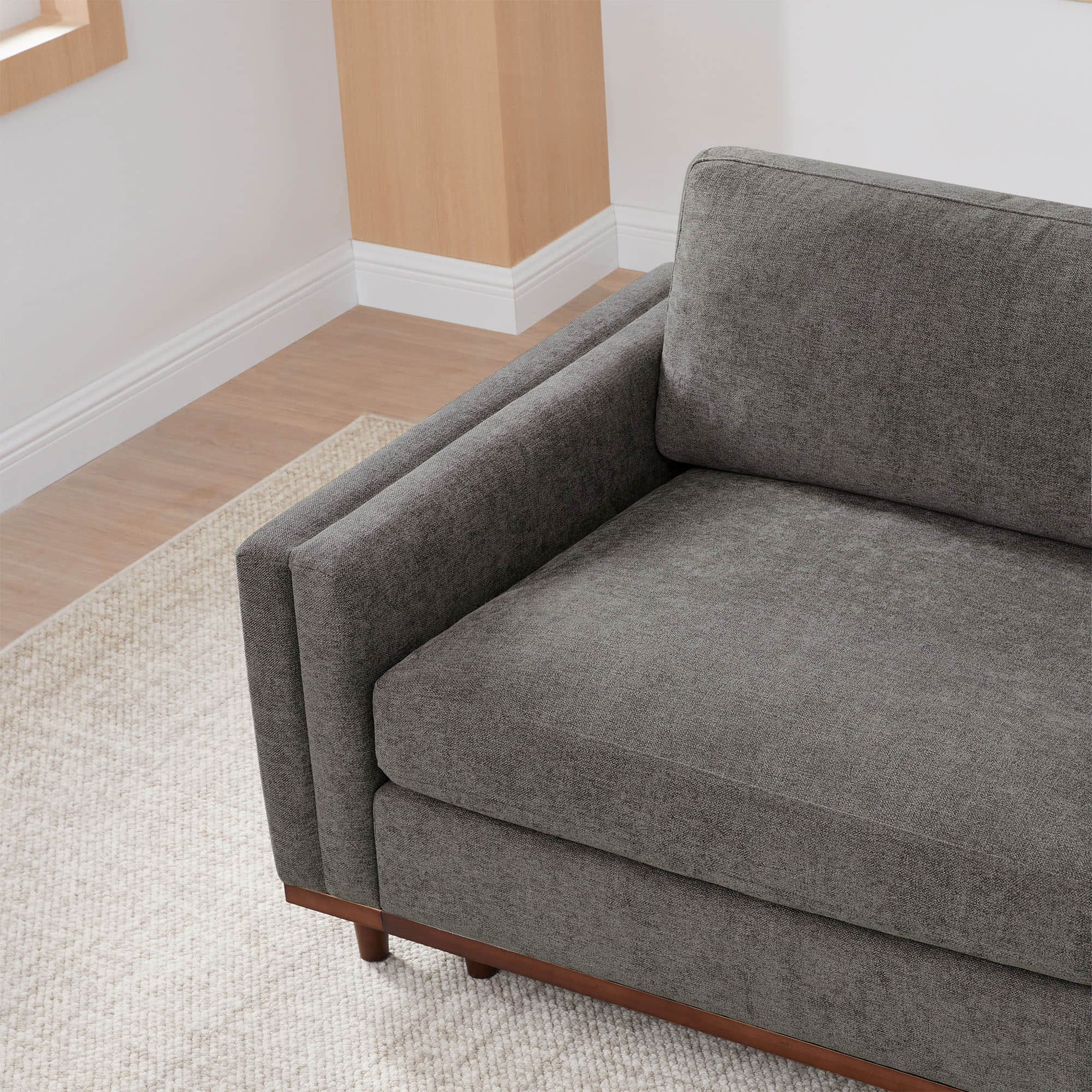 Liam 6-Piece Overstuffed Feather Wood Base Sectional Sofa - Image 36