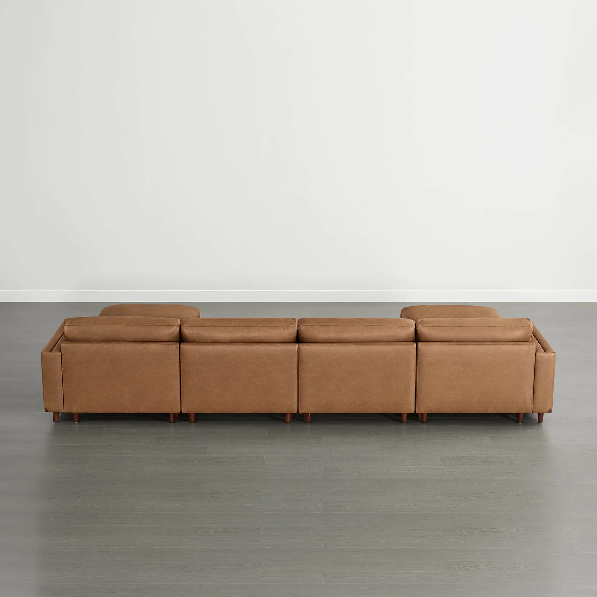 Liam 6-Piece Overstuffed Feather Wood Base Sectional Sofa - Image 65