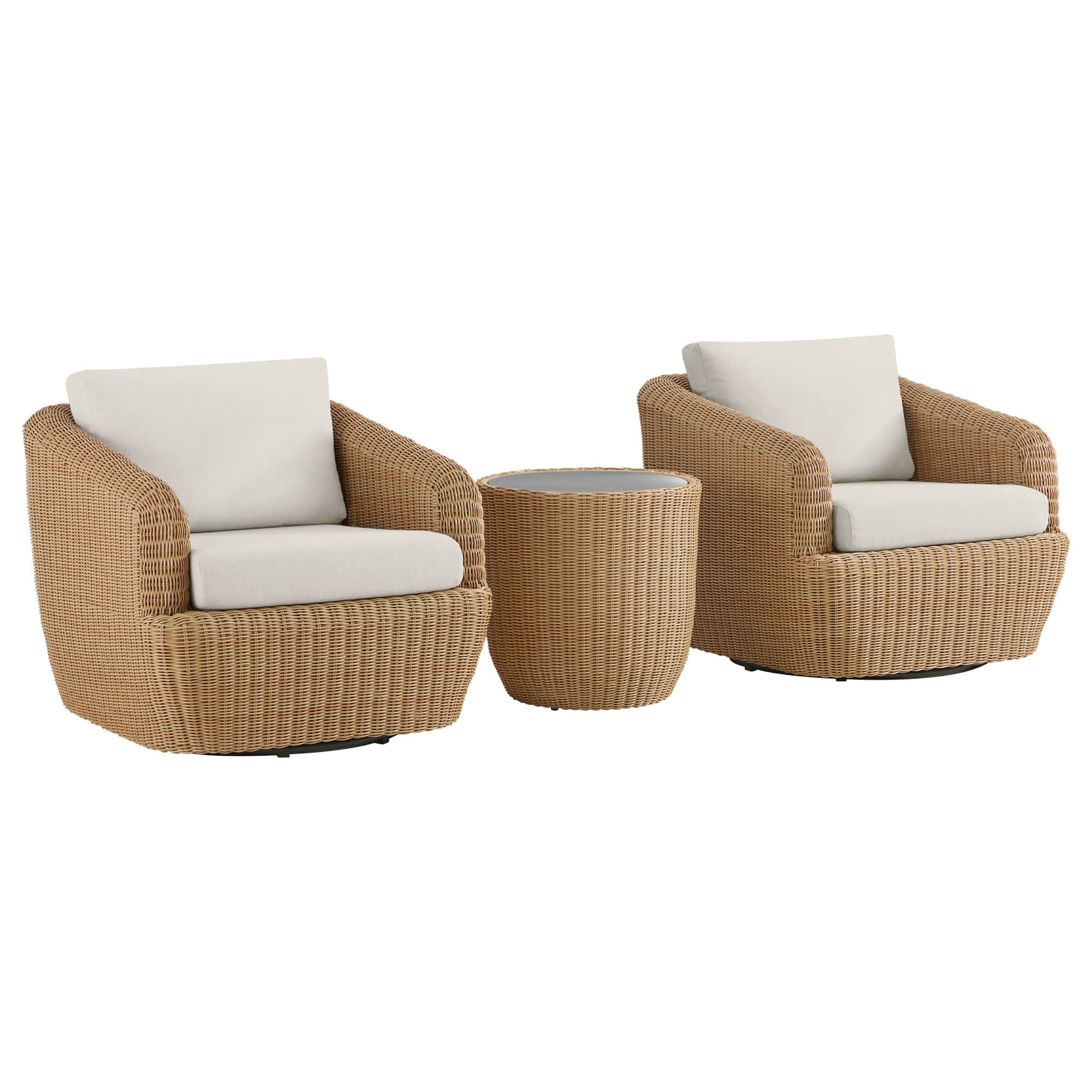 Liana Wicker Outdoor Bistro Set - Image 32