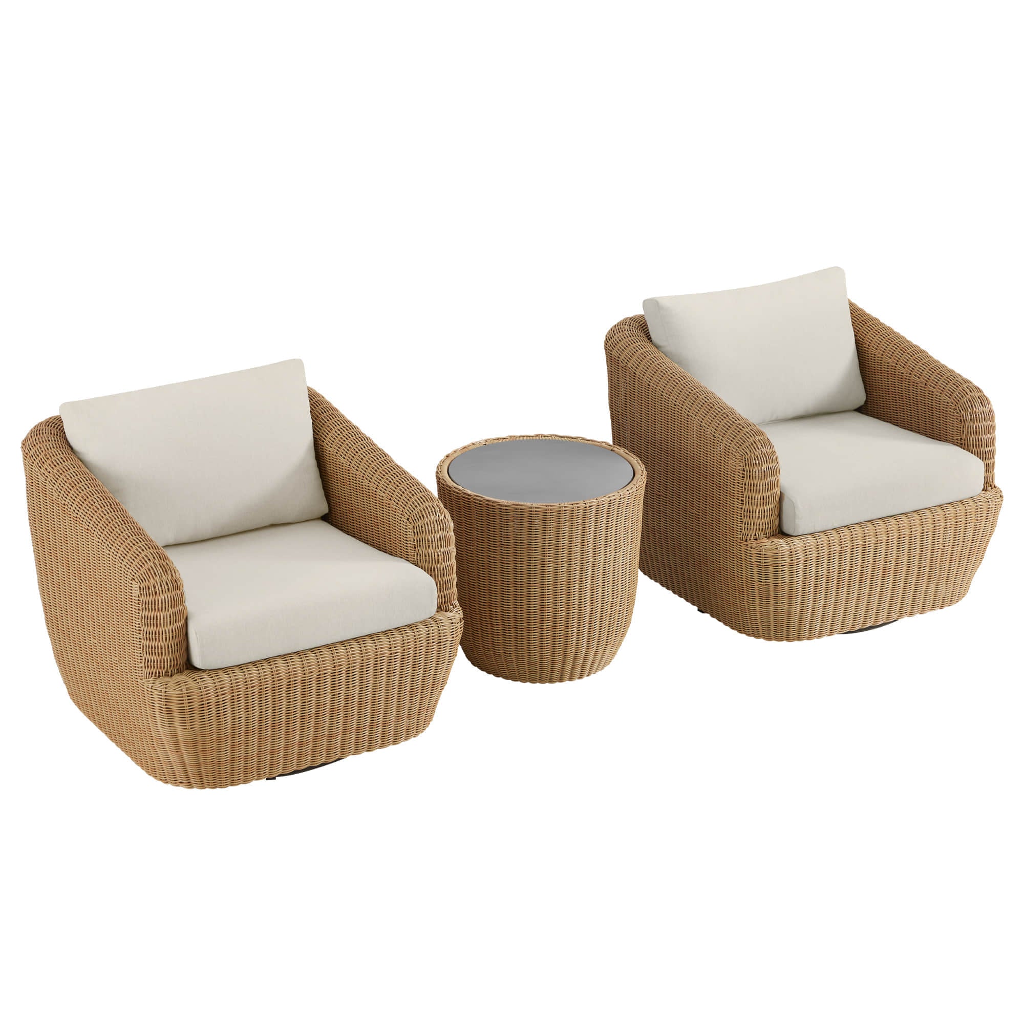 Liana Wicker Outdoor Bistro Set - Image 33