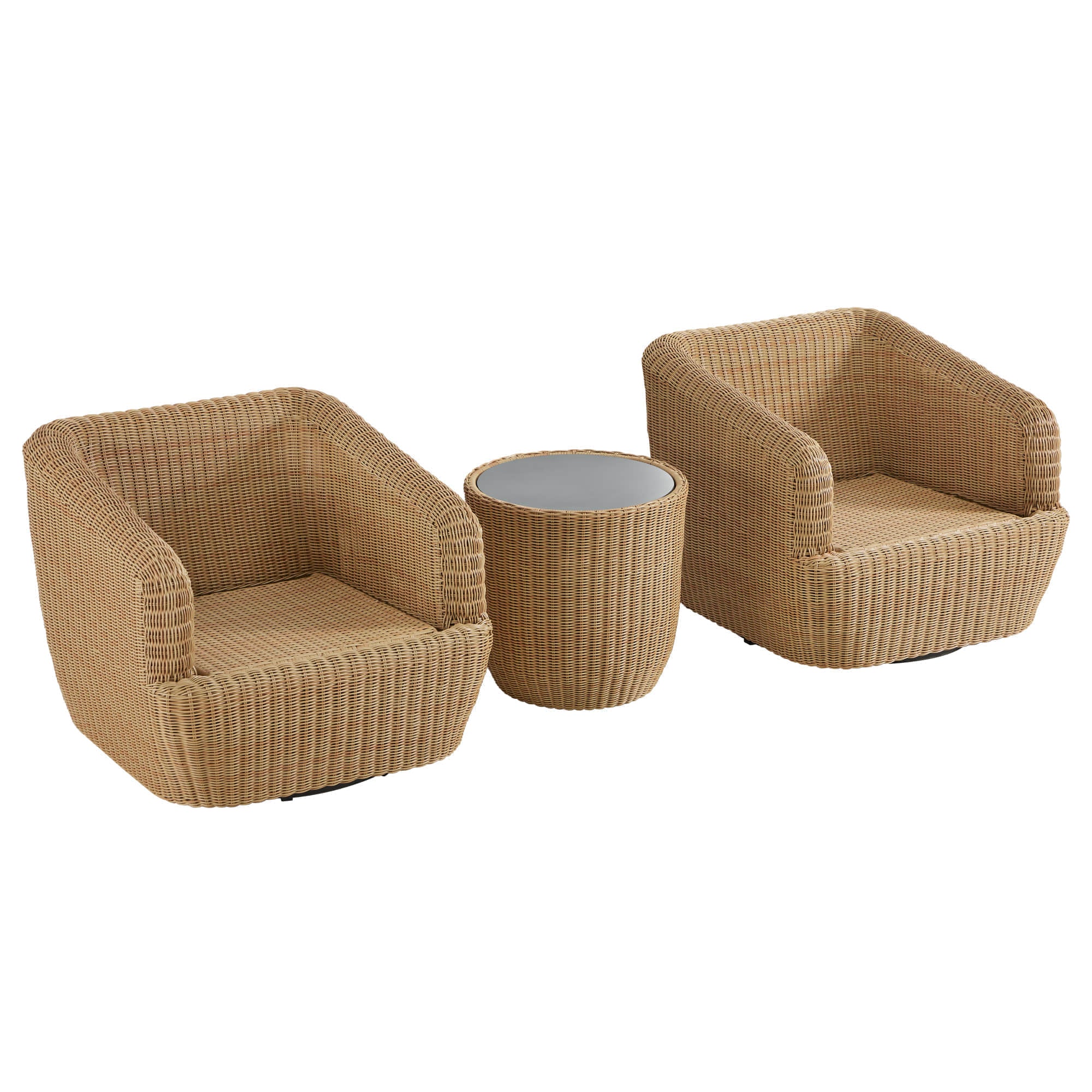 Liana Wicker Outdoor Bistro Set - Image 40