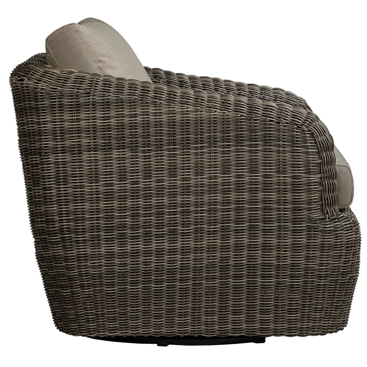 Liana Wicker Outdoor Swivel Accent Chair - Image 5