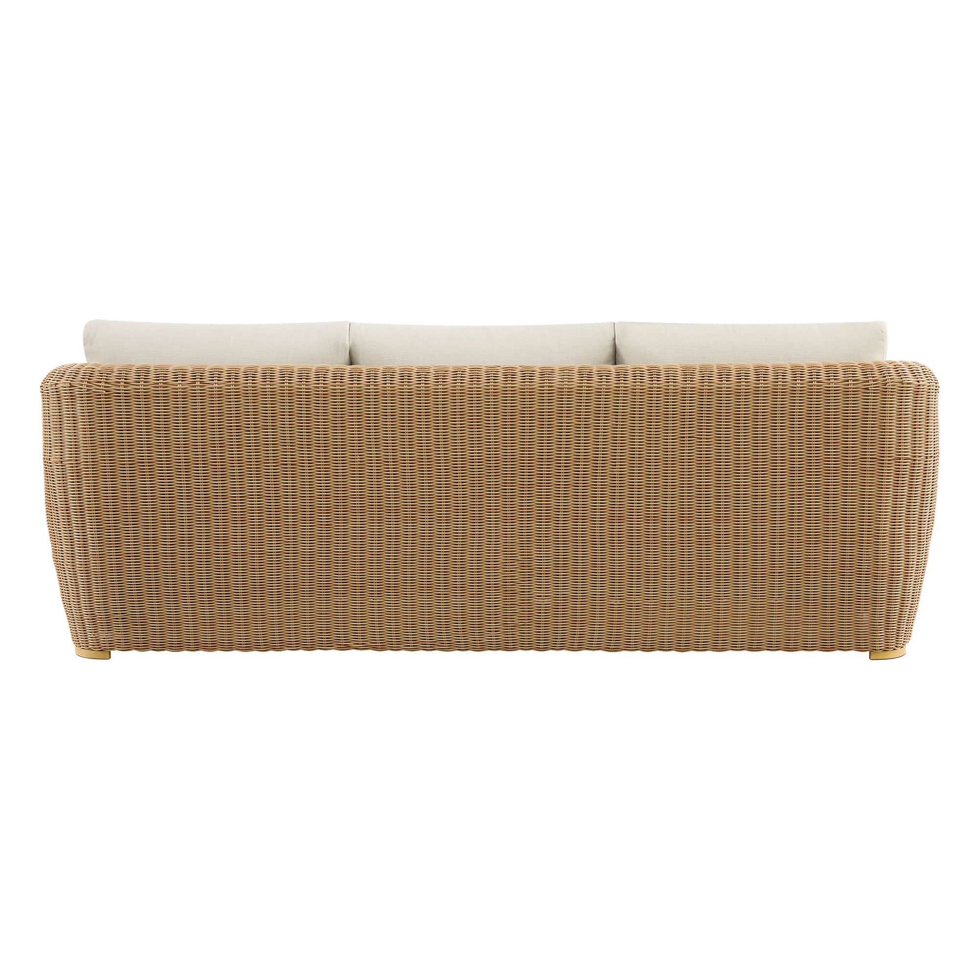 Liana Outdoor Wicker Fully-assembled 3-Seater Sofa - Image 15