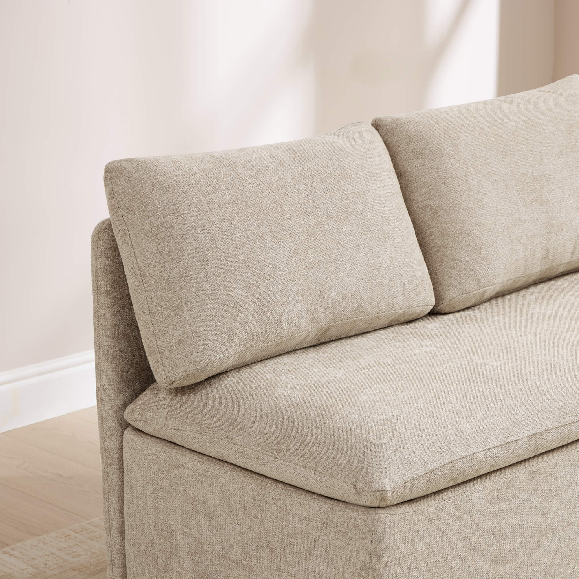Lila Minimalist Built-in Storage Dining Banquette Bench - Image 5