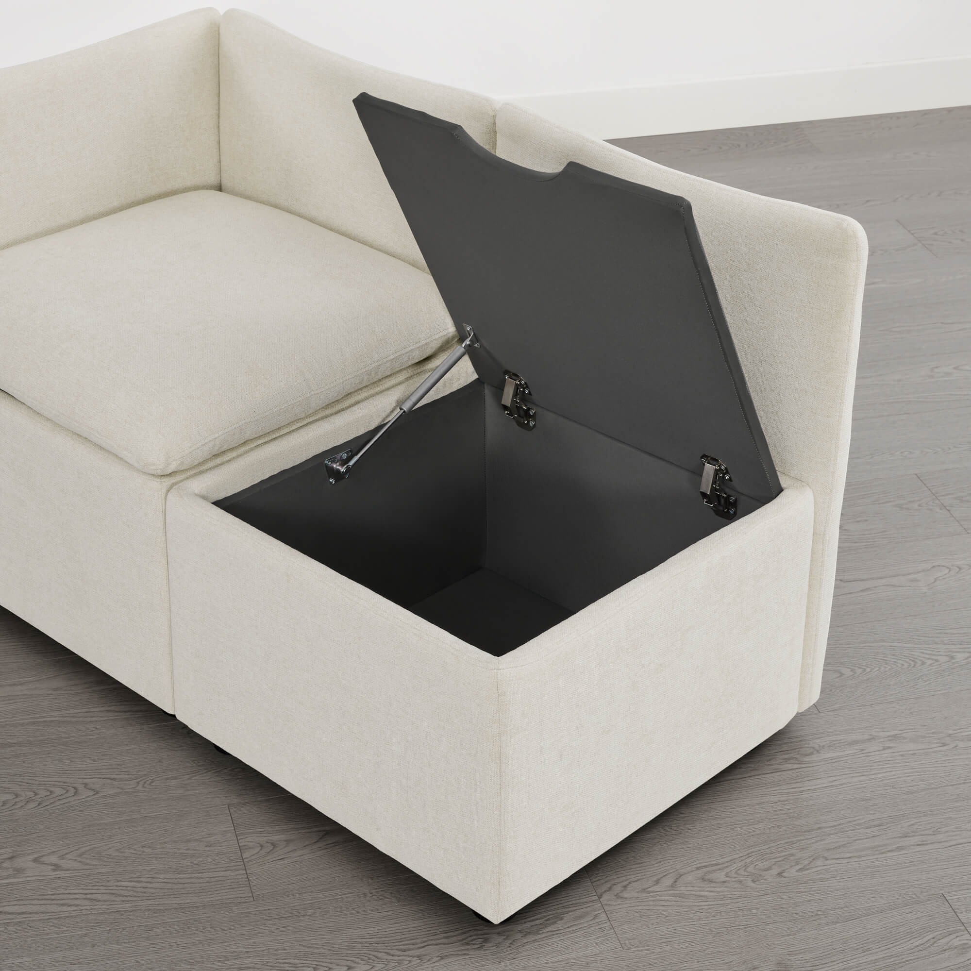 Lila Minimalist Armless Dining Chair with Storage - Image 9