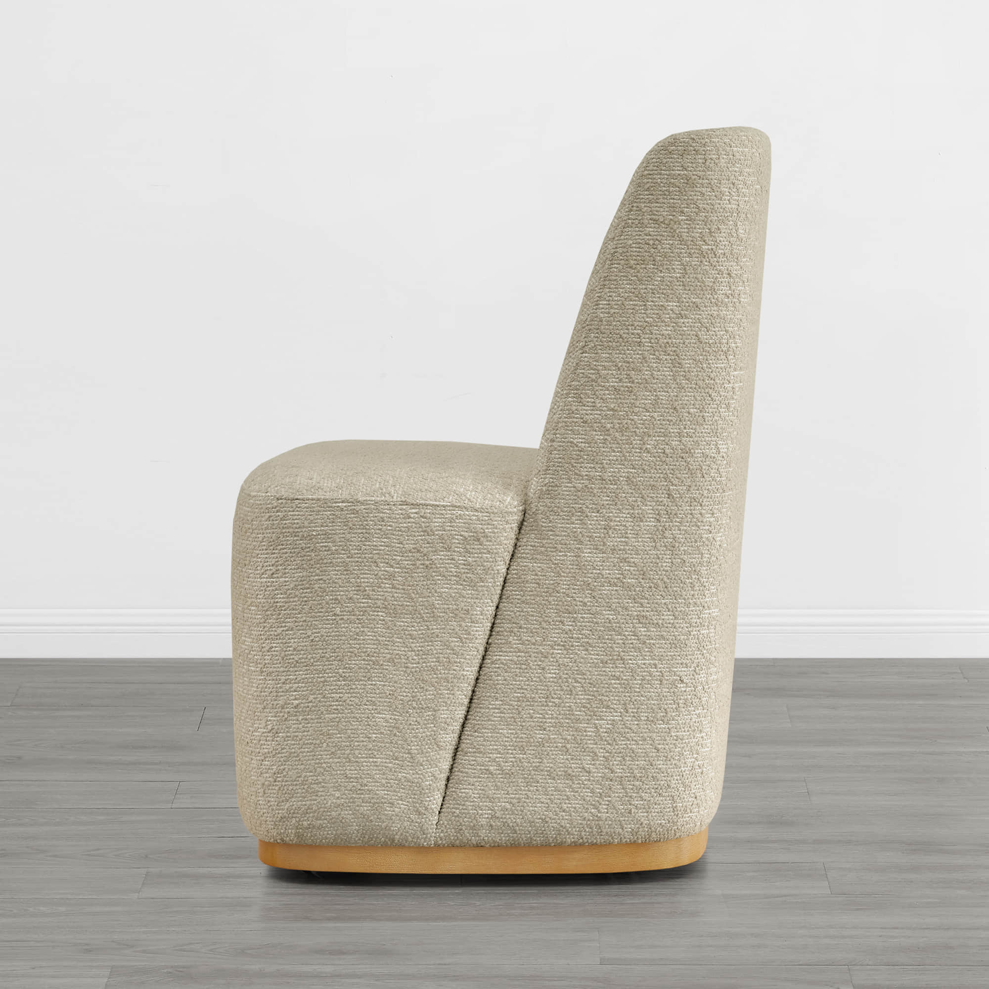 Lilibet Wingback Rolling Dining Chair With Casters - Image 23