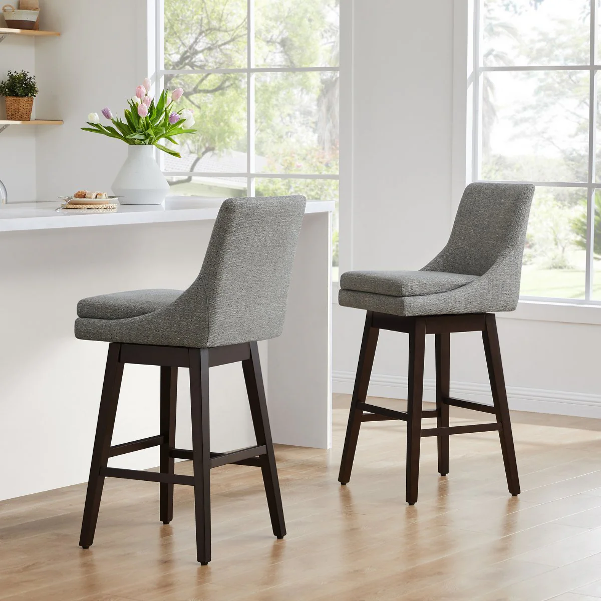 Lissa Swivel Bar & Counter Stool - Image 29