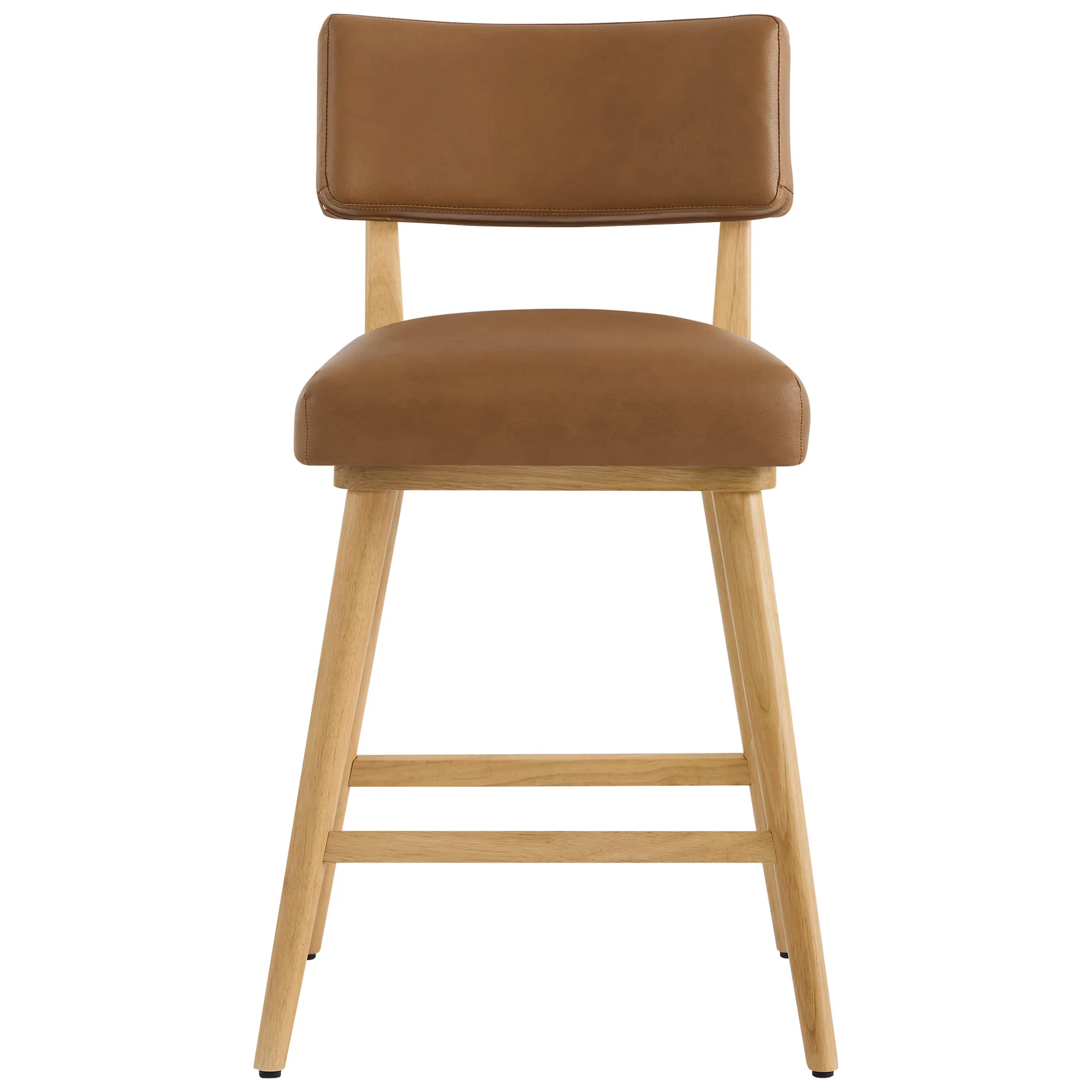 Lovy Modern Wood Base Swivel Bar Stool (Set of 2） - Image 15