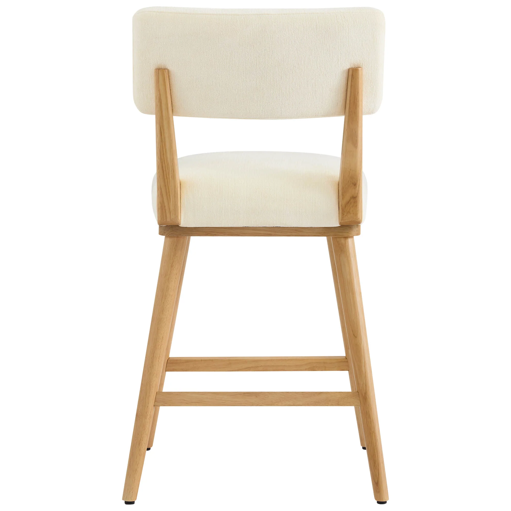 Lovy Modern Wood Base Swivel Bar Stool (Set of 2） - Image 7