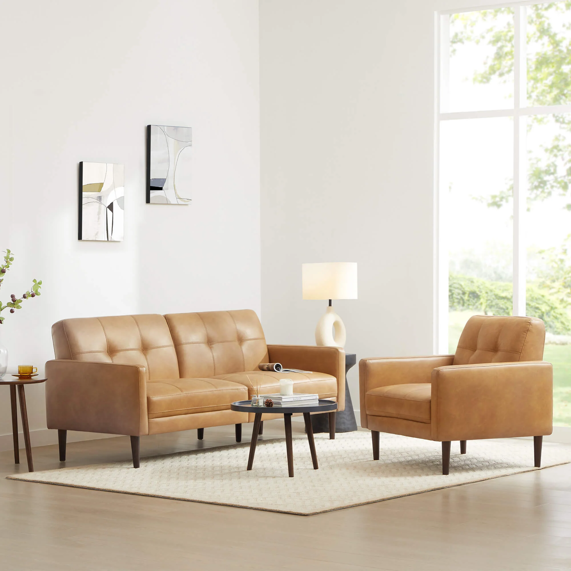 Lucas Mid-Century Sofa (73") - Image 9