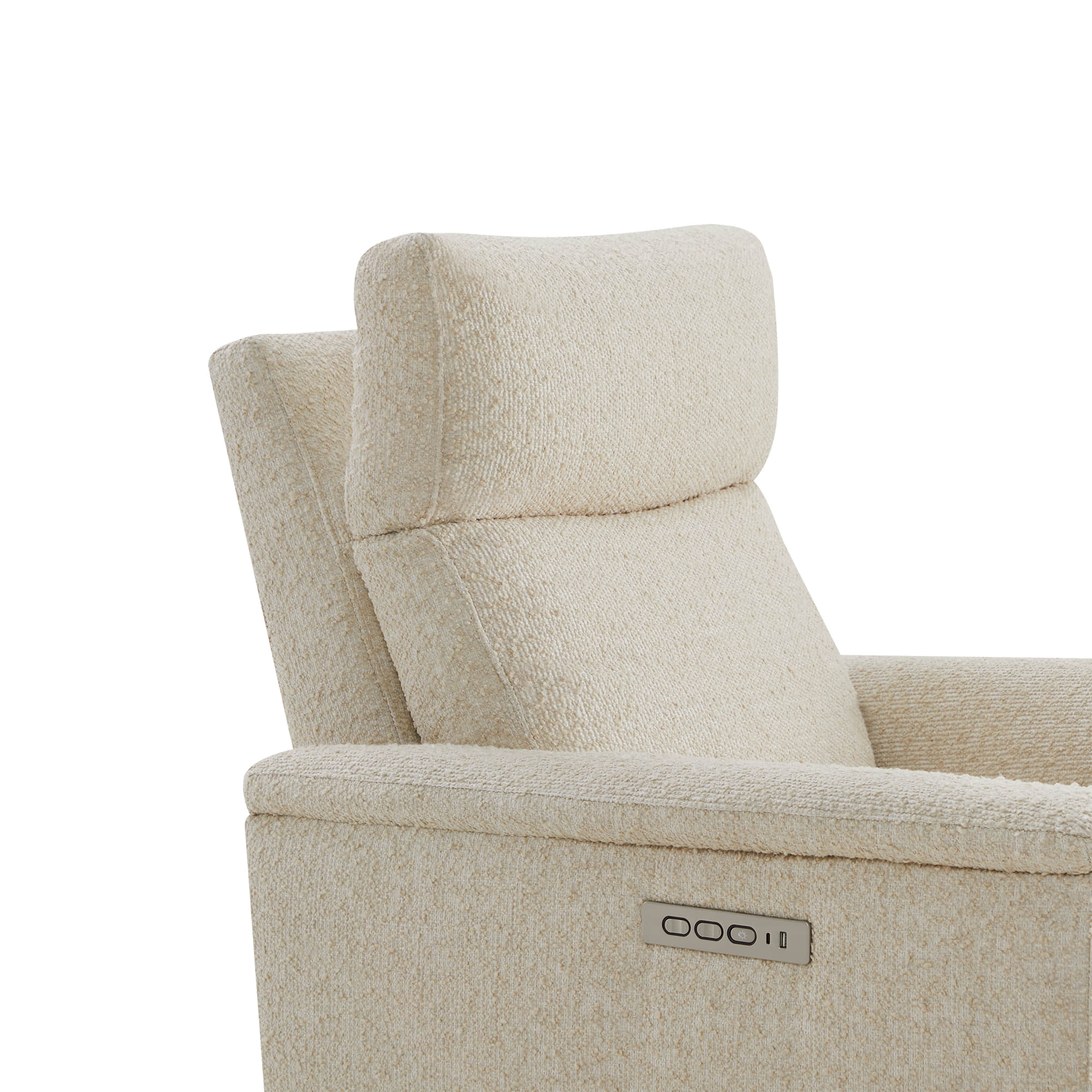 Lulla Power Swivel Nursery Glider Recliner with Power Headrest and Nightlight - Image 15