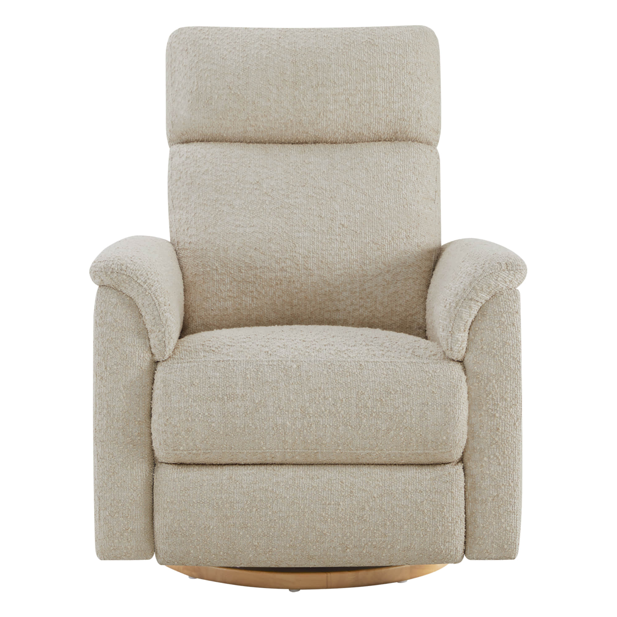 Lulla Power Swivel Nursery Glider Recliner with Power Headrest and Nightlight - Image 4