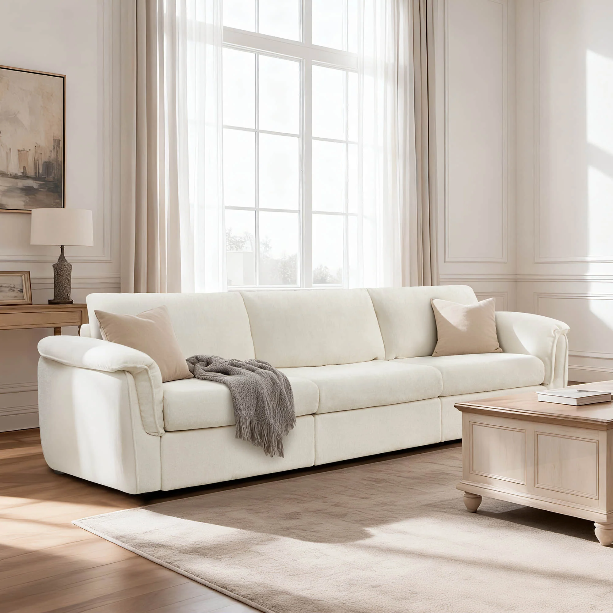 Maisie 3-seat Modular Double-layer Armrest Sofa