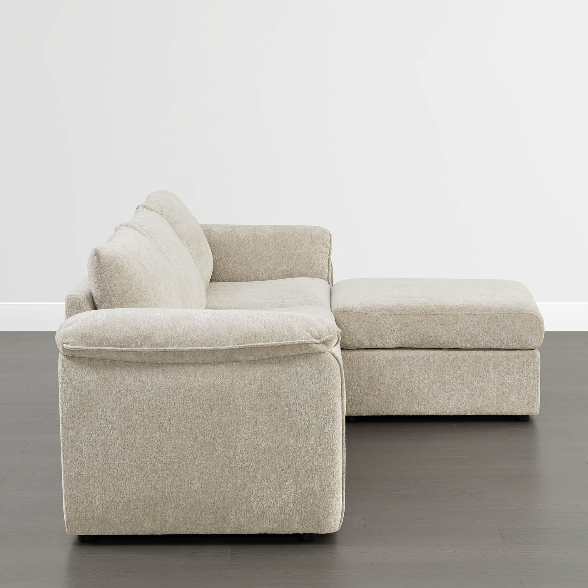 Maisie 4-seat Modular Sofa with Storage Ottoman - Image 4