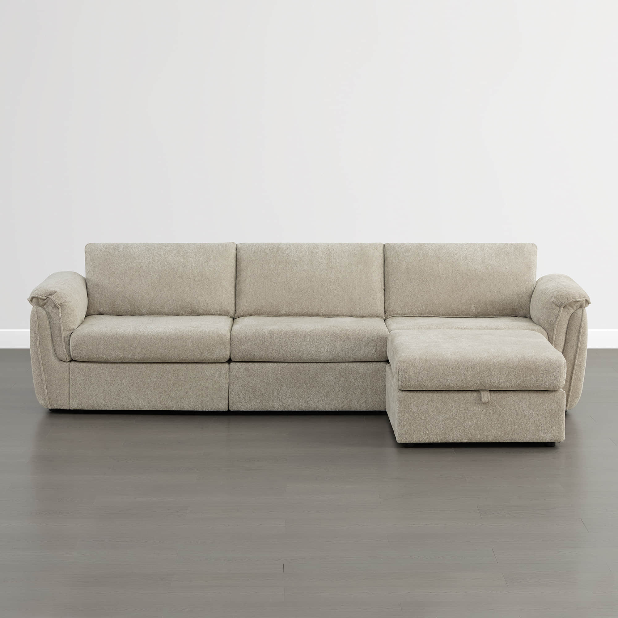 Maisie 4-seat Modular Sofa with Storage Ottoman - Image 6