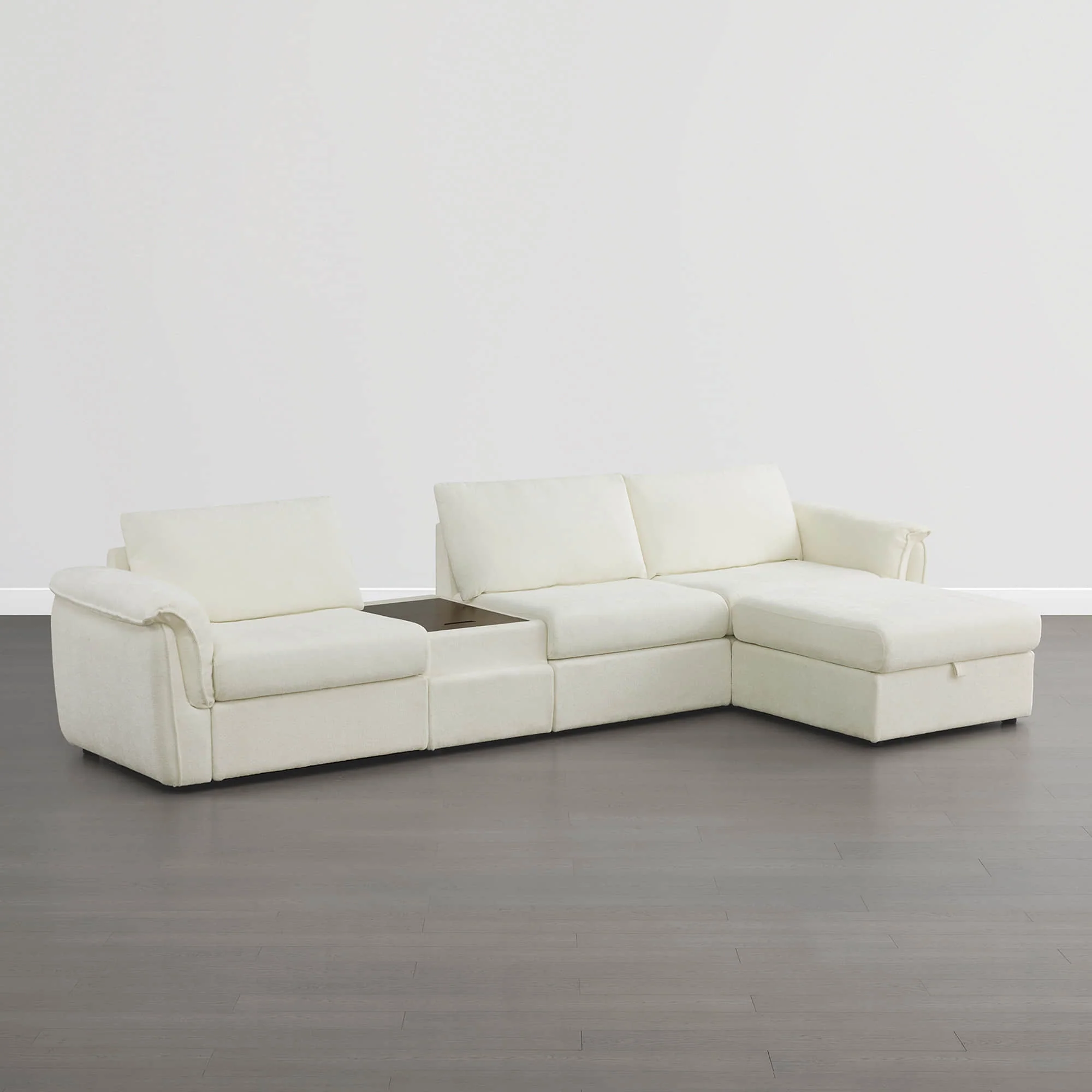 Maisie 5-seat Modular Sofa with Storage Ottoman - Image 14